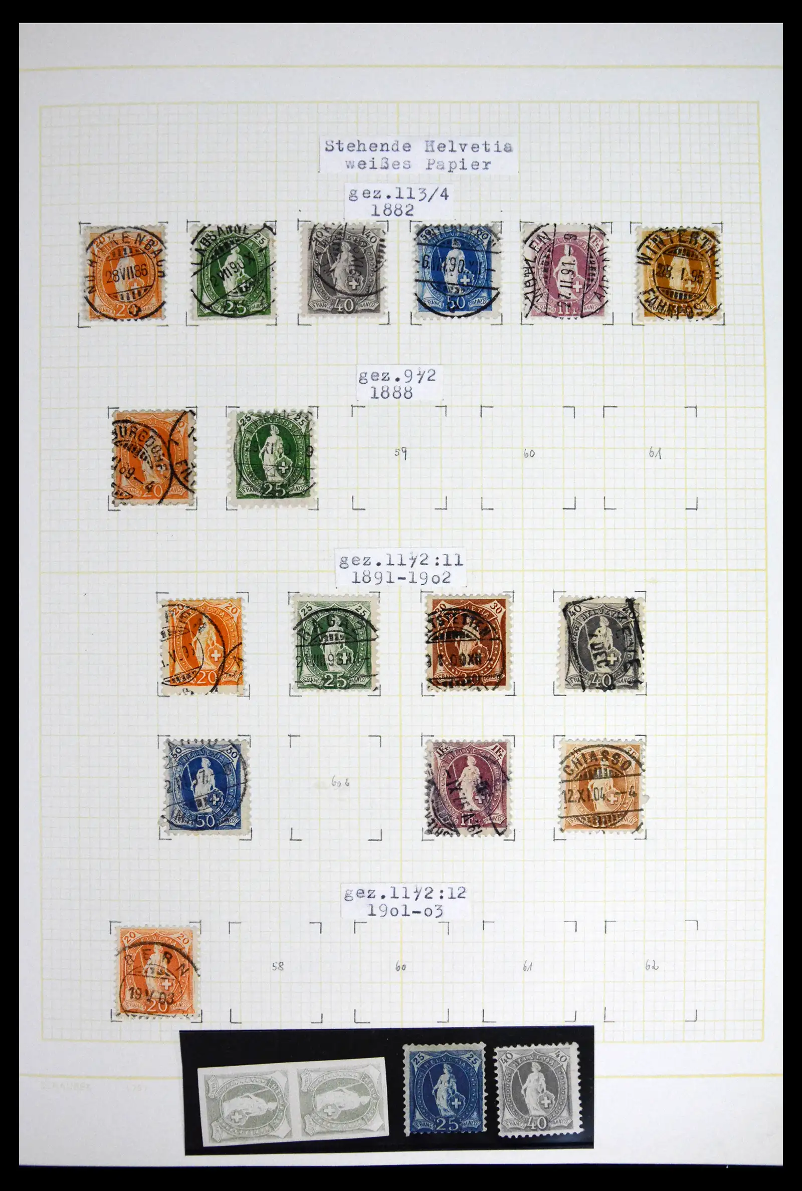41853 0006 - Stamp collection 41853 Switzerland 1850-1990.