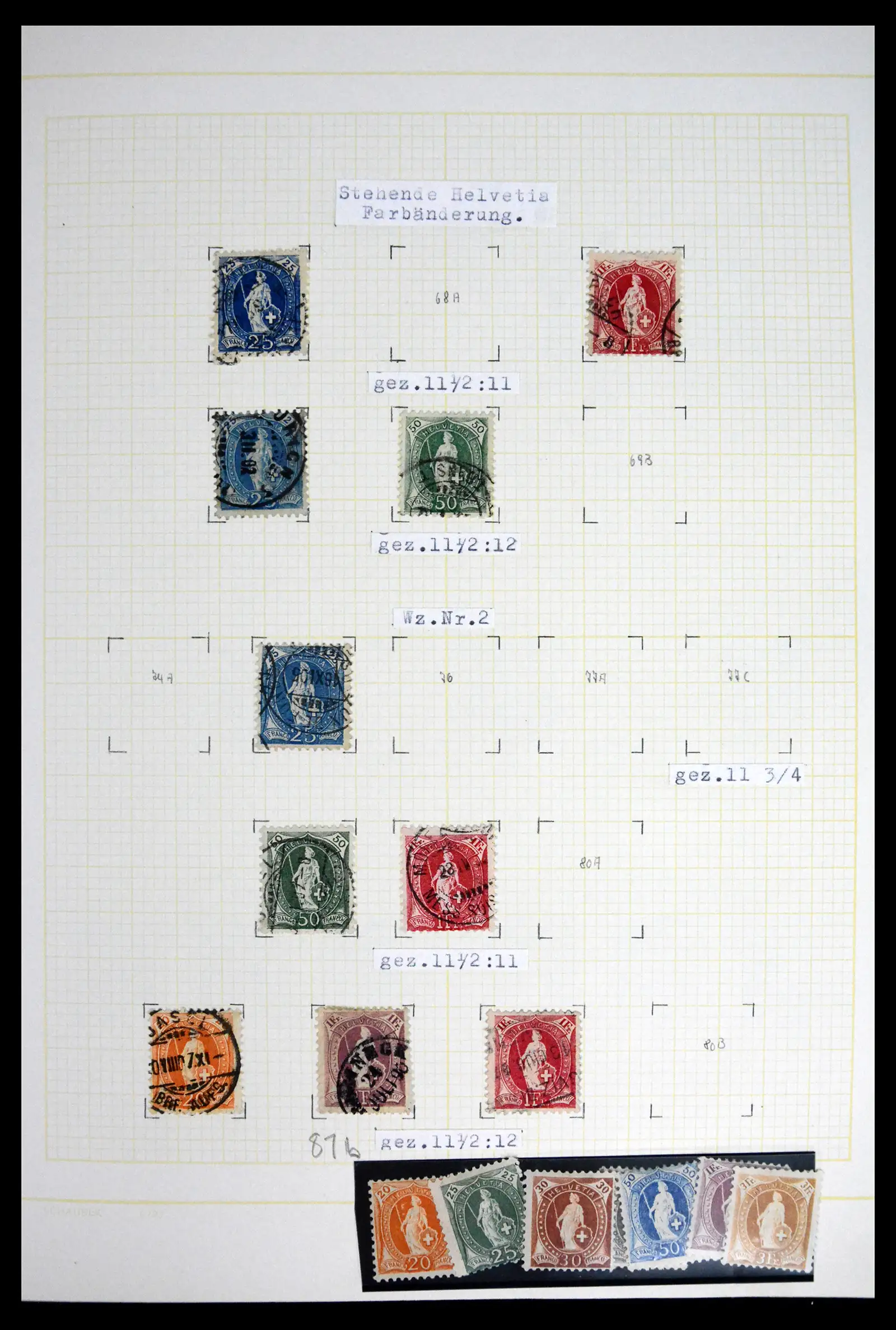 41853 0007 - Stamp collection 41853 Switzerland 1850-1990.
