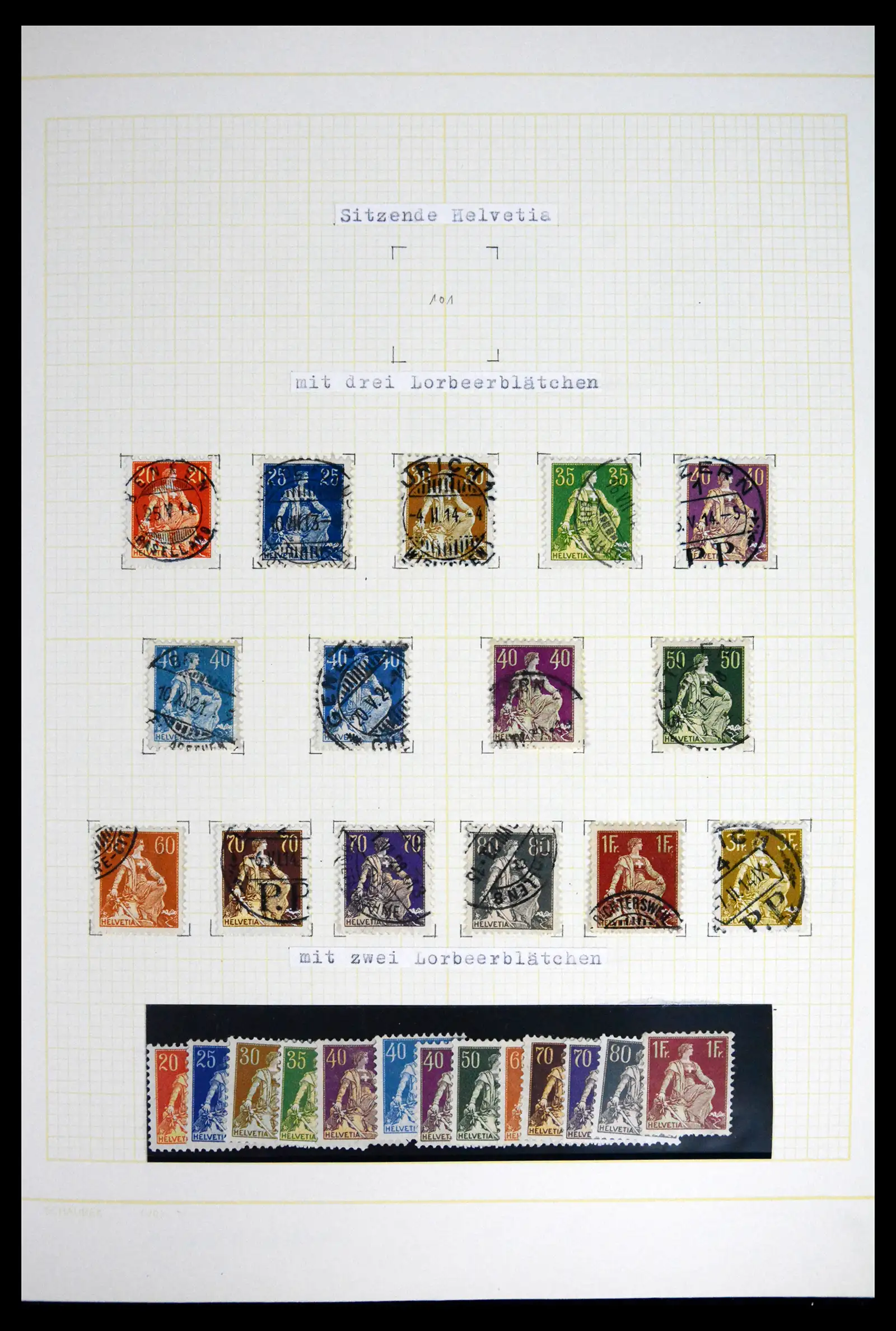 41853 0010 - Stamp collection 41853 Switzerland 1850-1990.