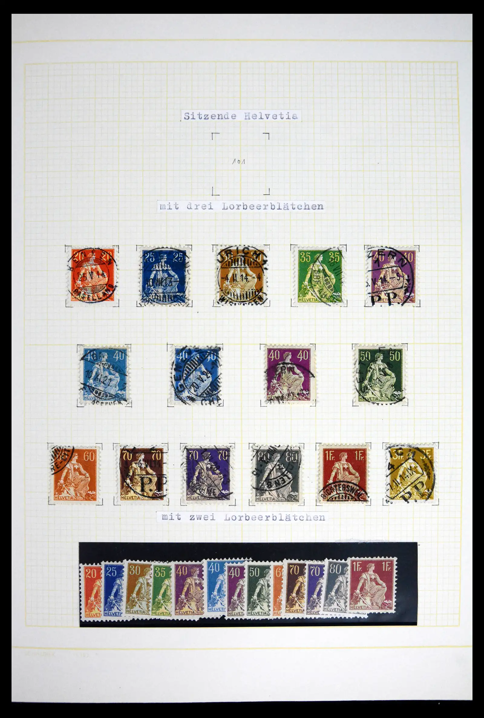 41853 0011 - Stamp collection 41853 Switzerland 1850-1990.