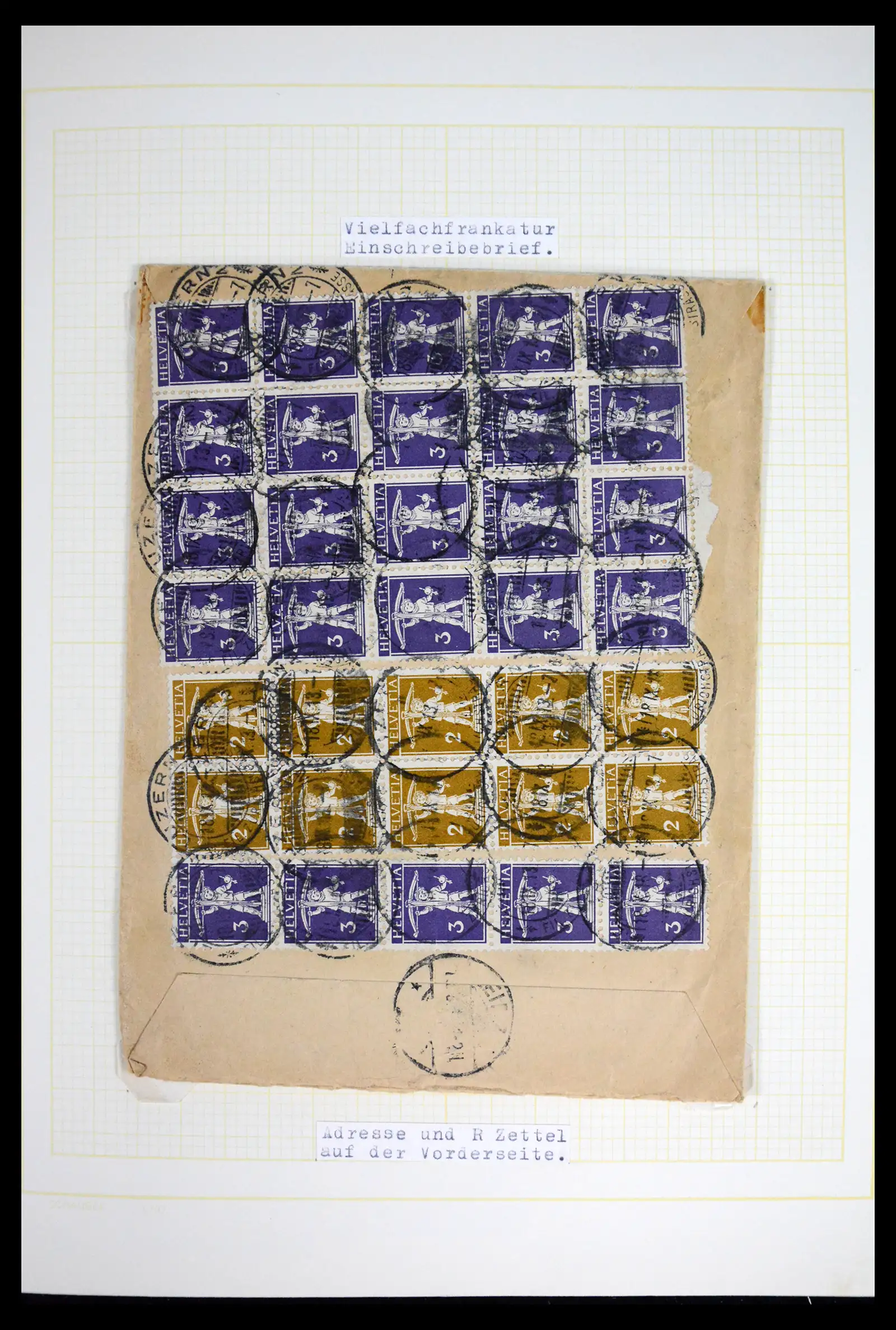 41853 0014 - Stamp collection 41853 Switzerland 1850-1990.