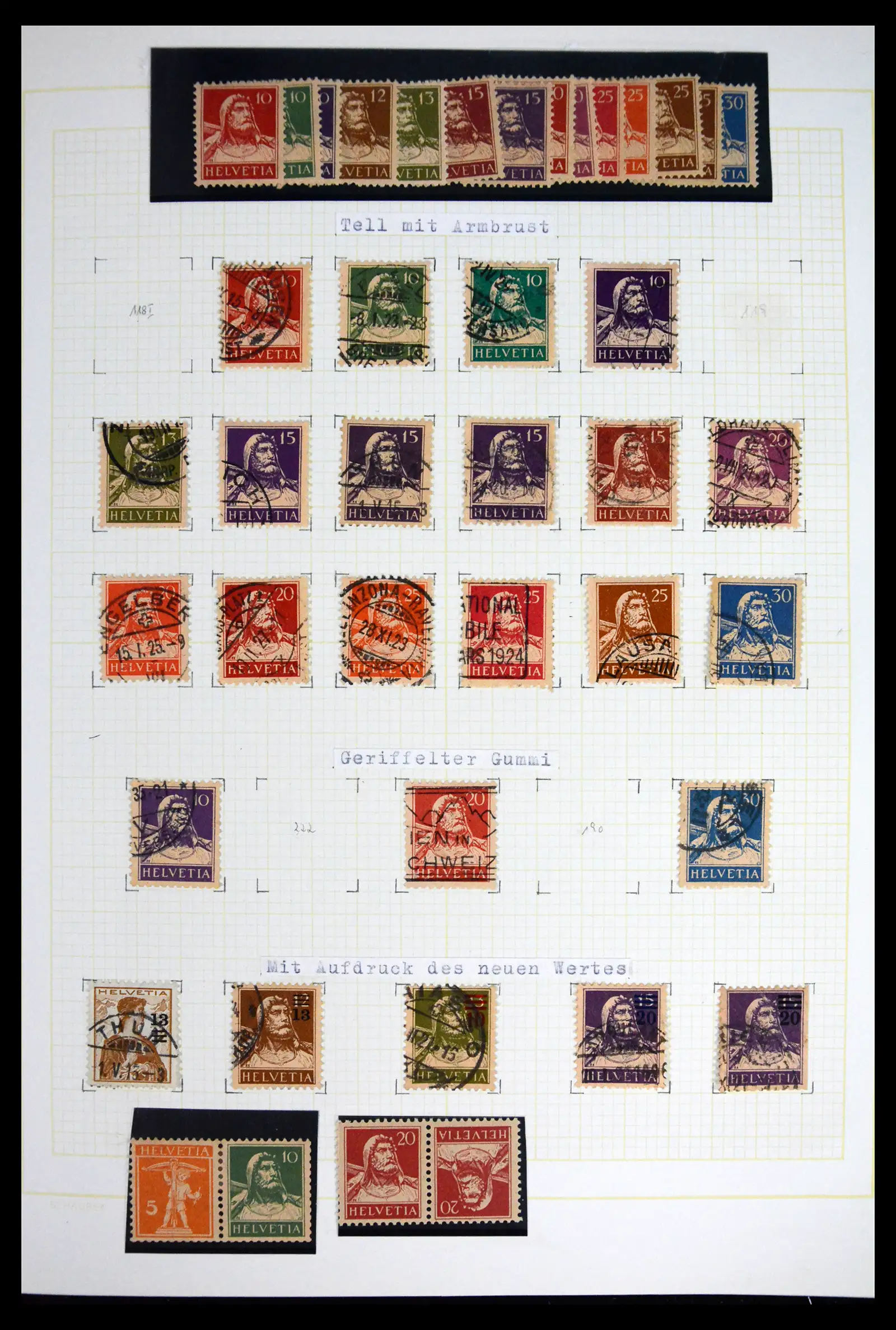 41853 0015 - Stamp collection 41853 Switzerland 1850-1990.