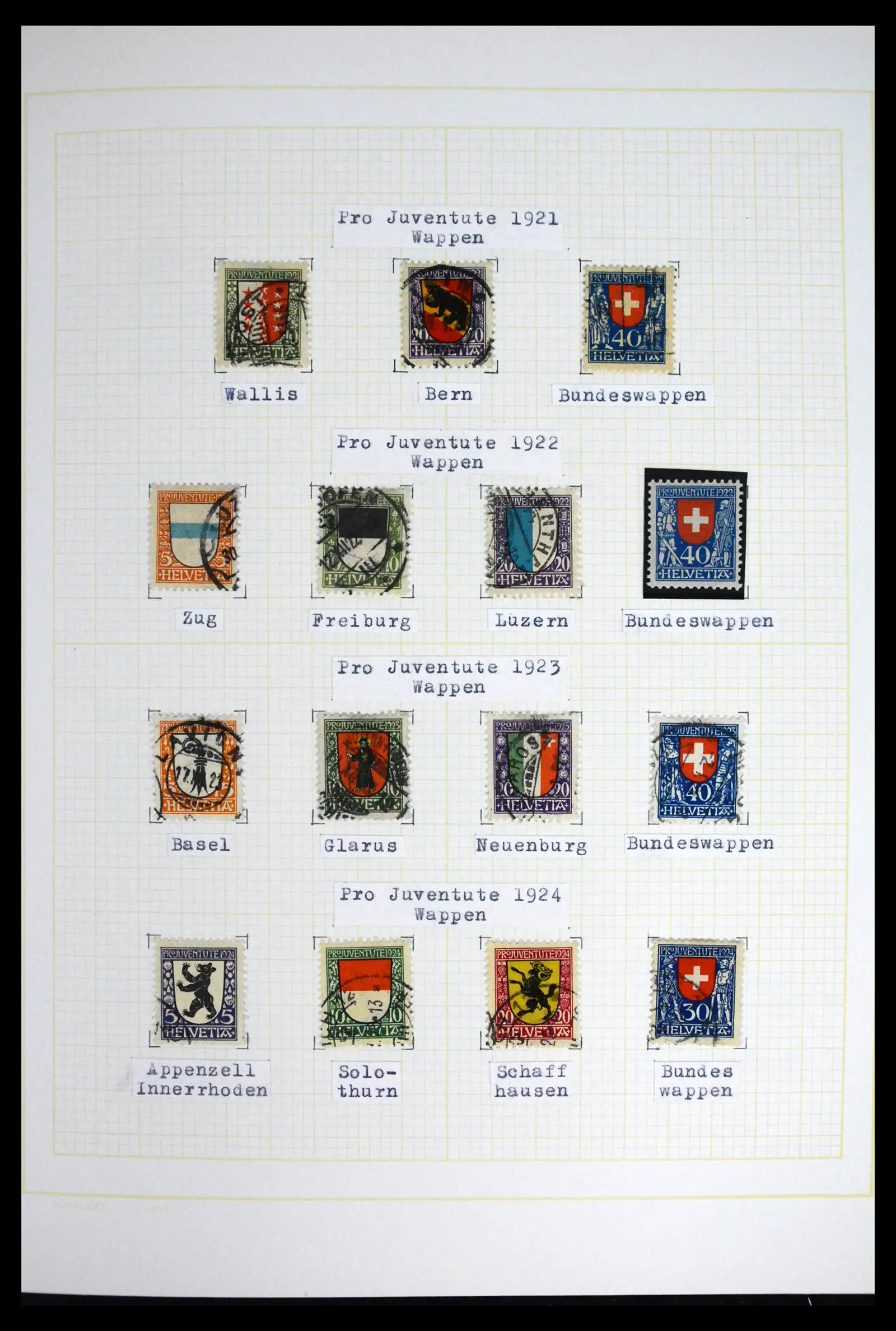 41853 0018 - Stamp collection 41853 Switzerland 1850-1990.