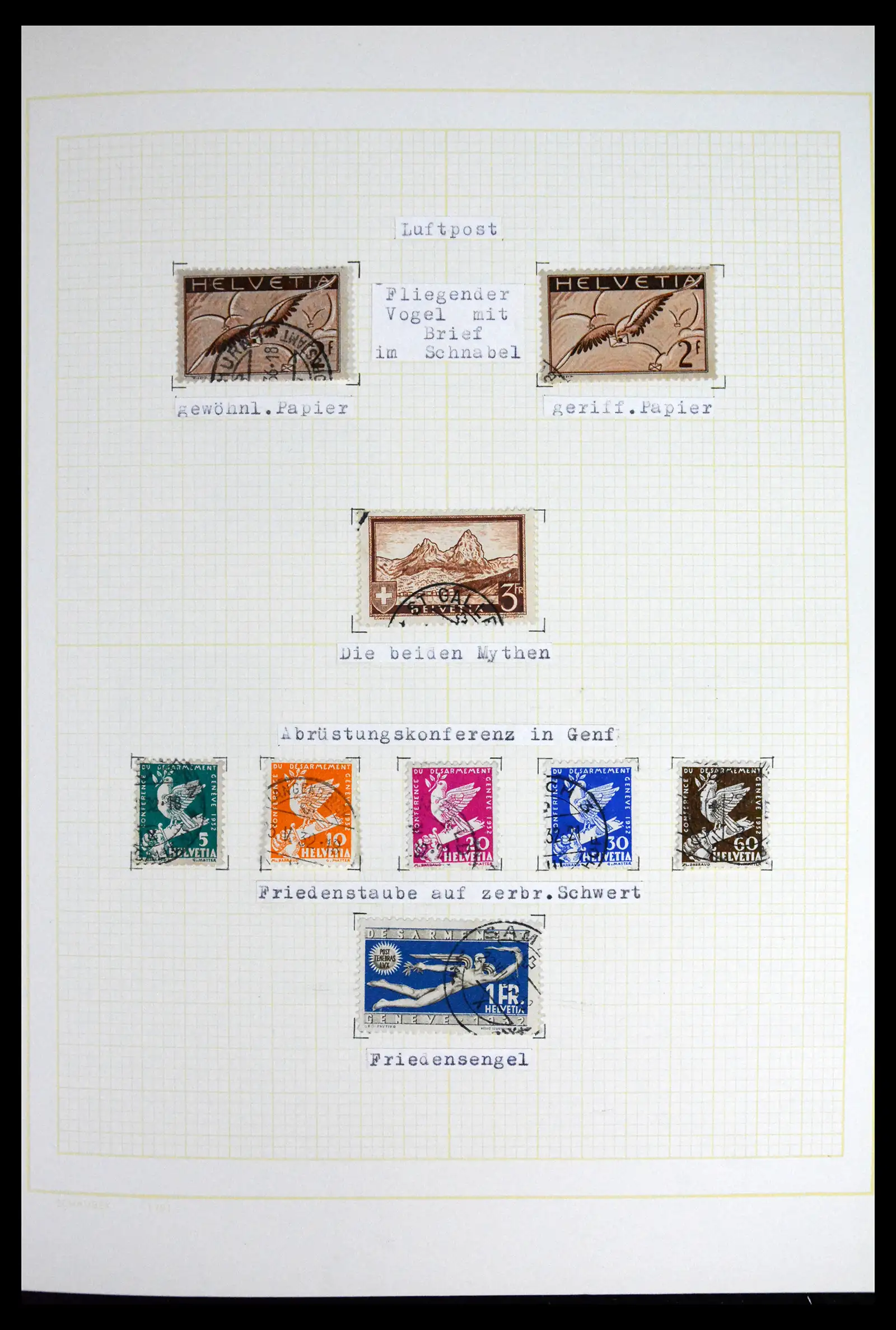 41853 0024 - Stamp collection 41853 Switzerland 1850-1990.