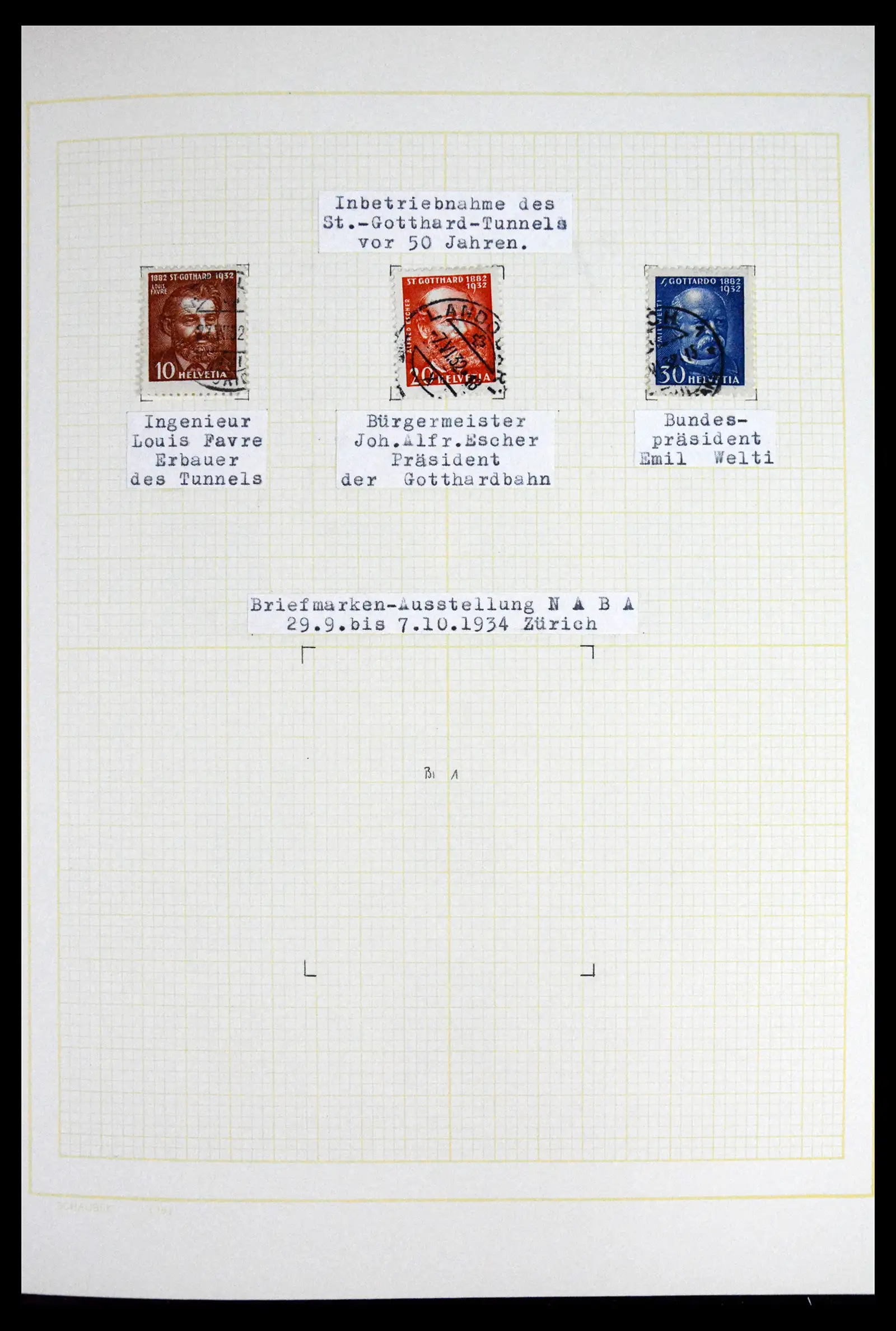 41853 0028 - Stamp collection 41853 Switzerland 1850-1990.