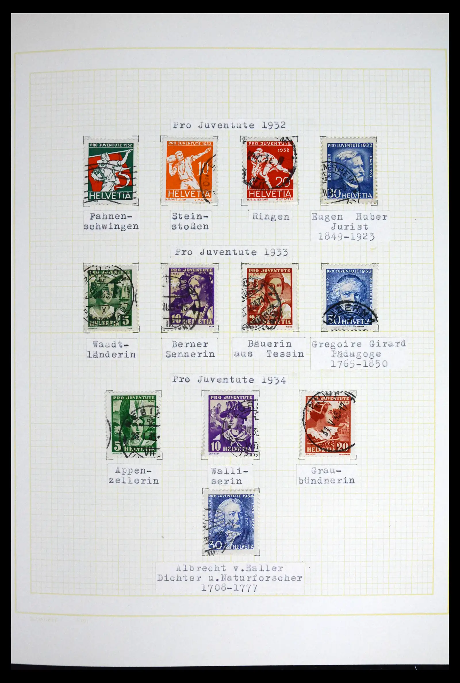 41853 0029 - Stamp collection 41853 Switzerland 1850-1990.