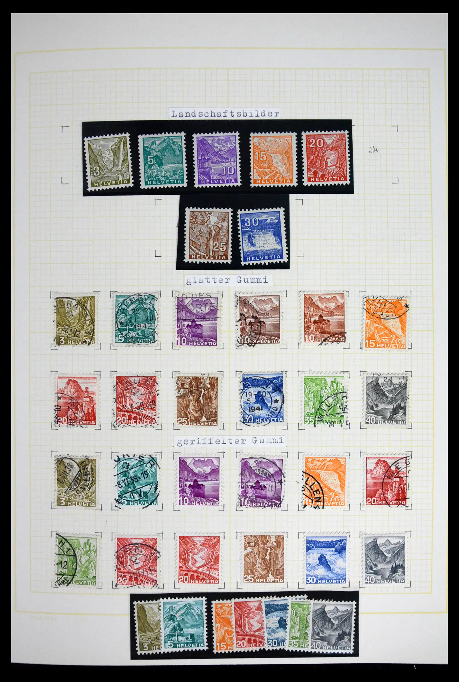41853 0030 - Stamp collection 41853 Switzerland 1850-1990.