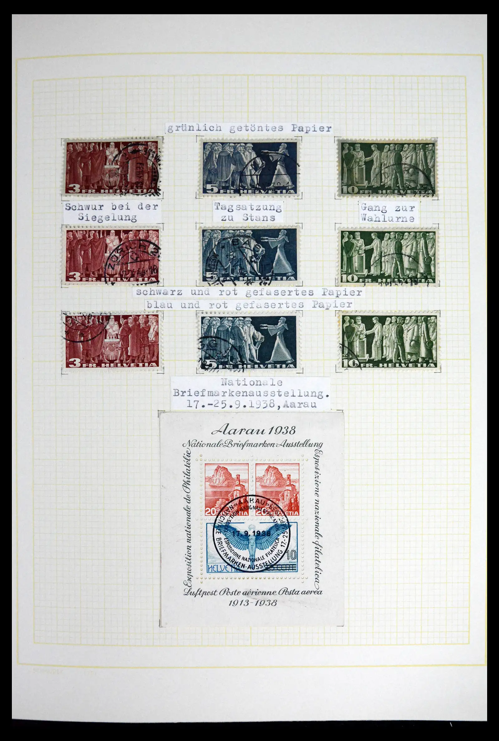 41853 0035 - Stamp collection 41853 Switzerland 1850-1990.