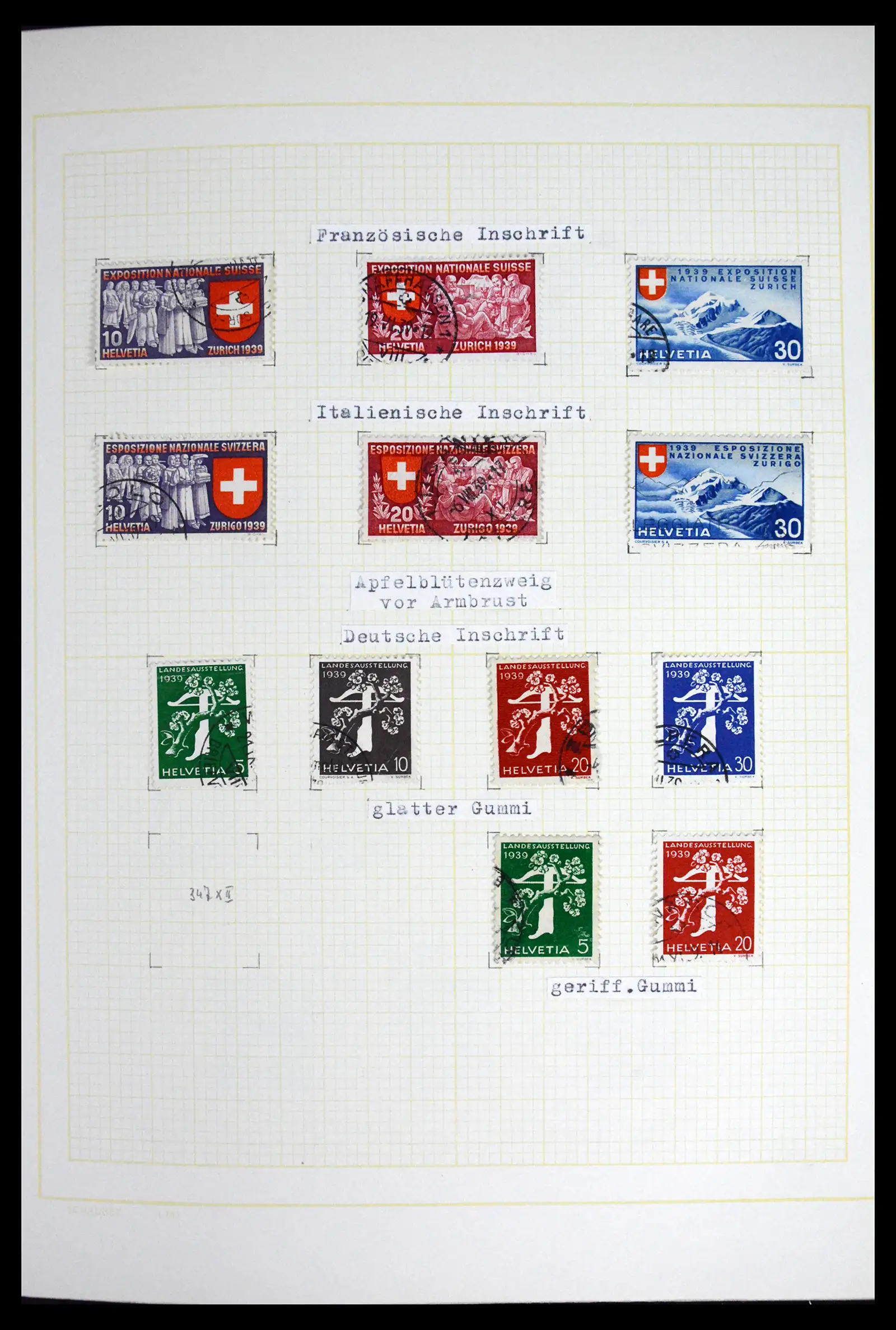 41853 0038 - Stamp collection 41853 Switzerland 1850-1990.