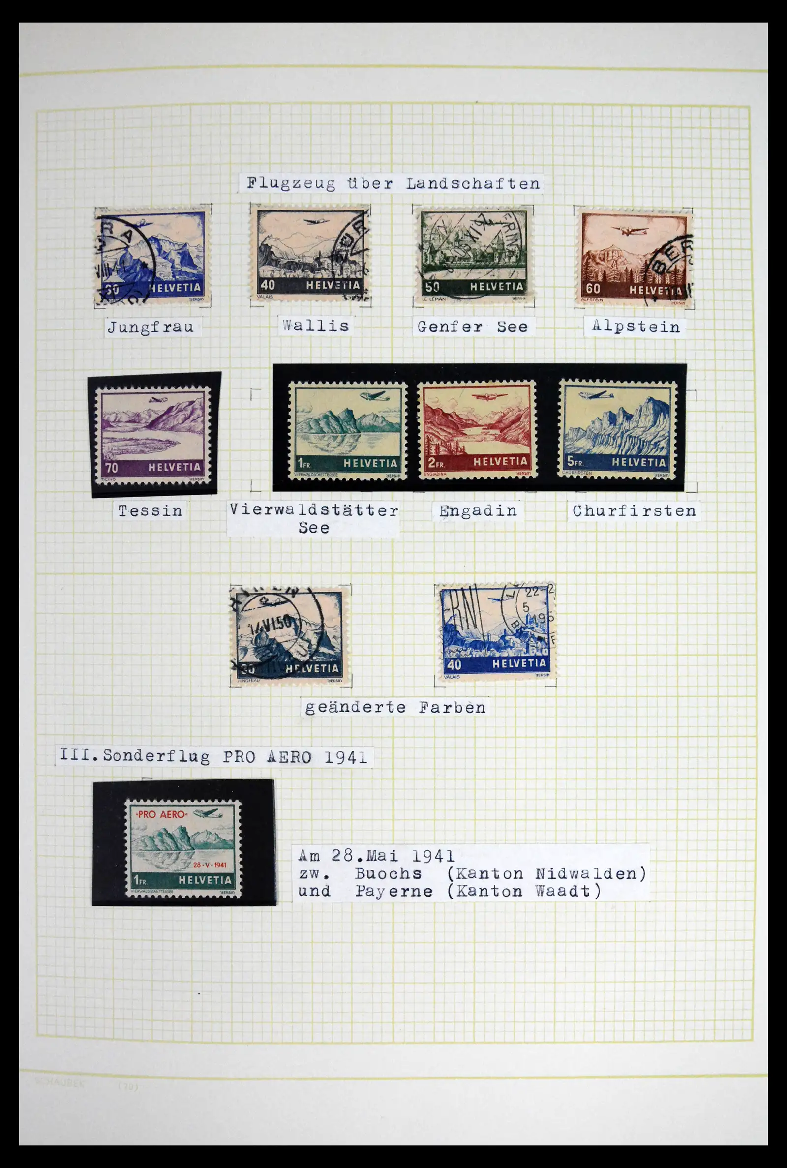 41853 0043 - Stamp collection 41853 Switzerland 1850-1990.