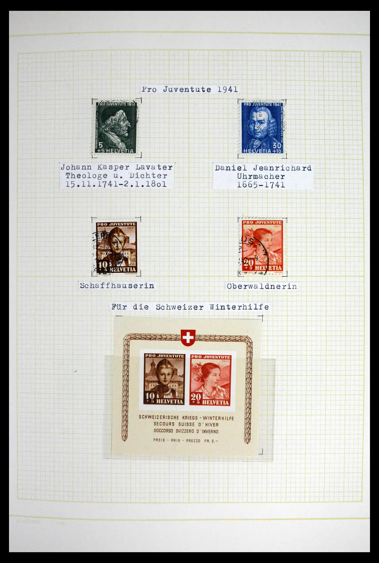 41853 0045 - Stamp collection 41853 Switzerland 1850-1990.