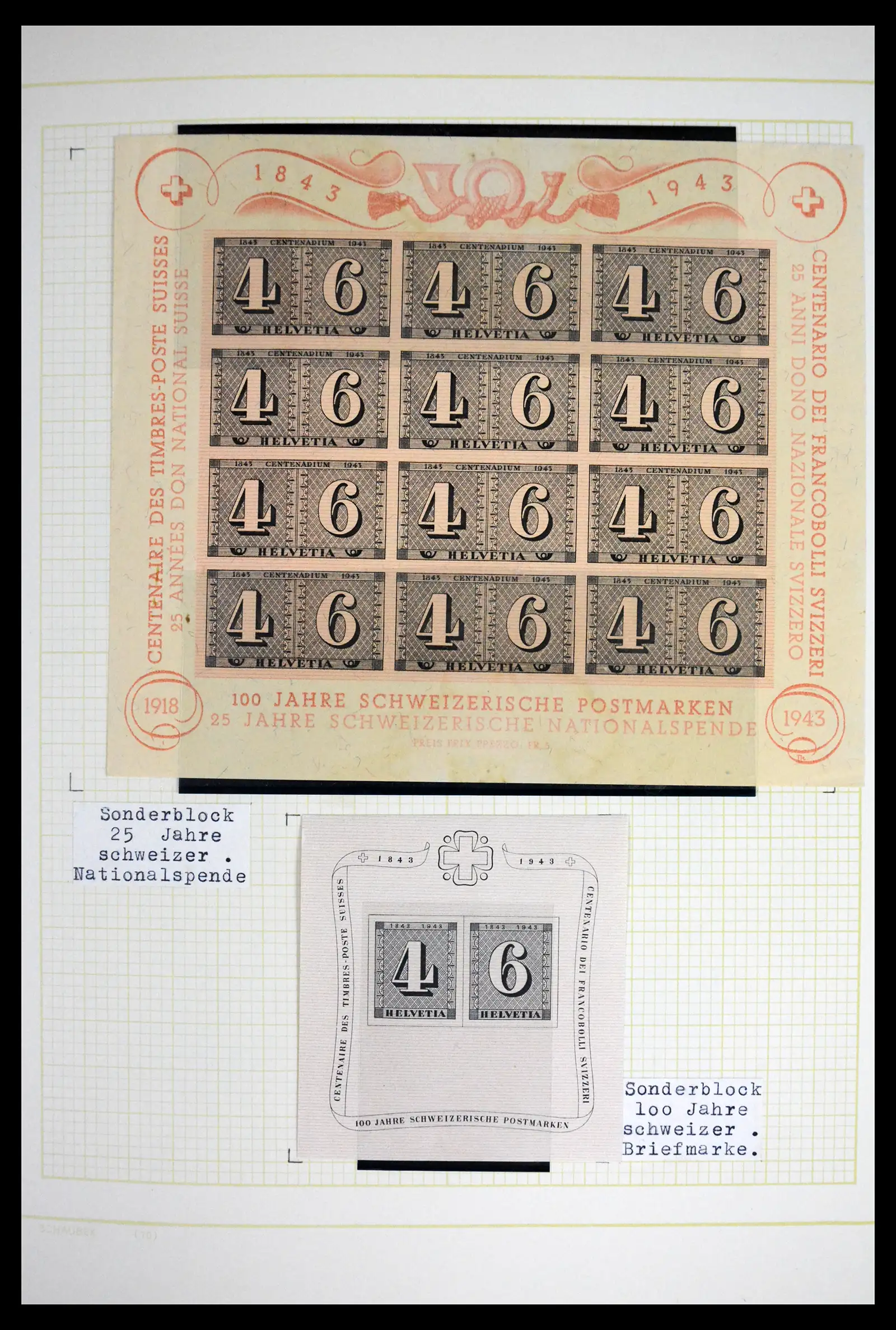 41853 0047 - Stamp collection 41853 Switzerland 1850-1990.