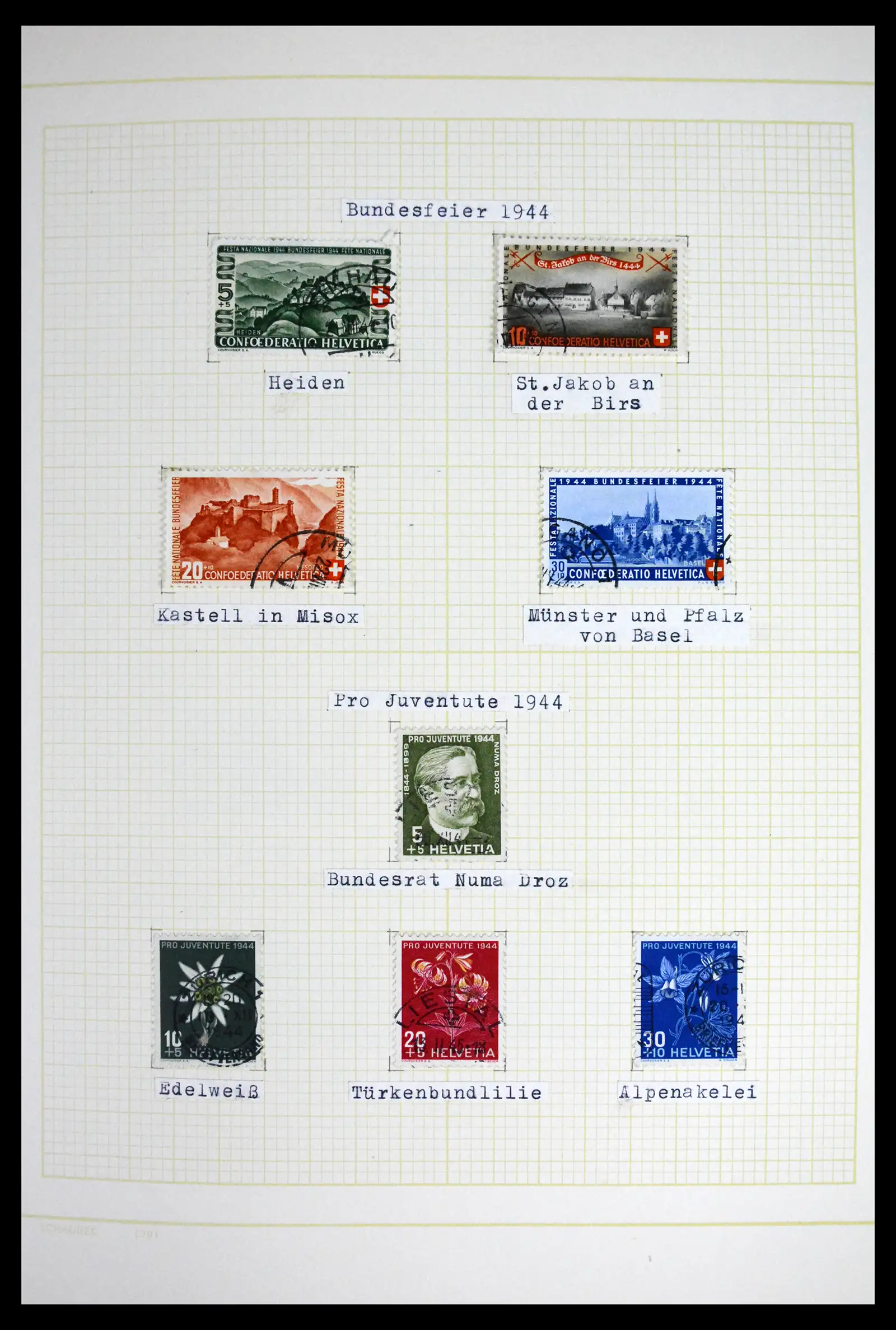 41853 0050 - Stamp collection 41853 Switzerland 1850-1990.