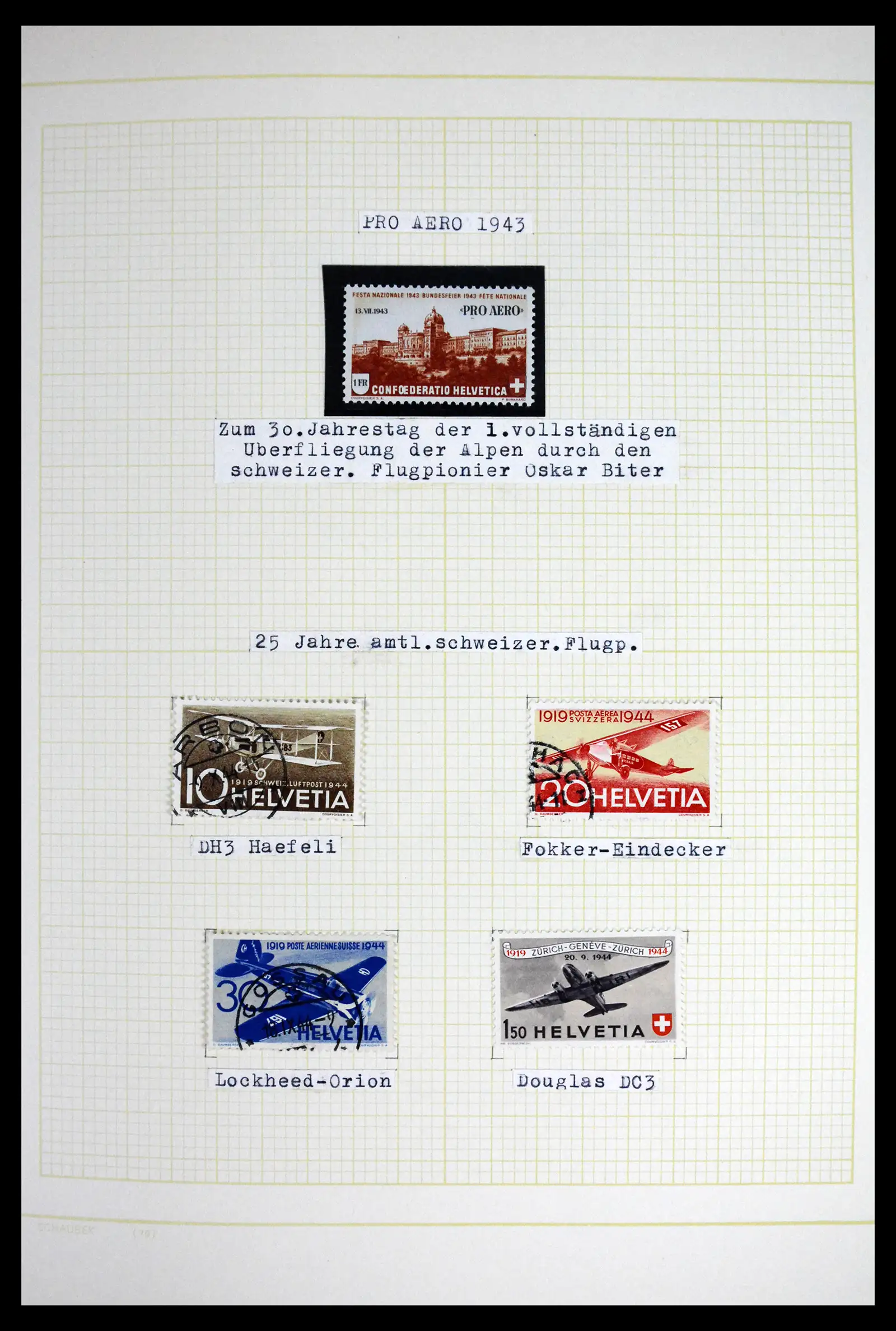 41853 0051 - Stamp collection 41853 Switzerland 1850-1990.