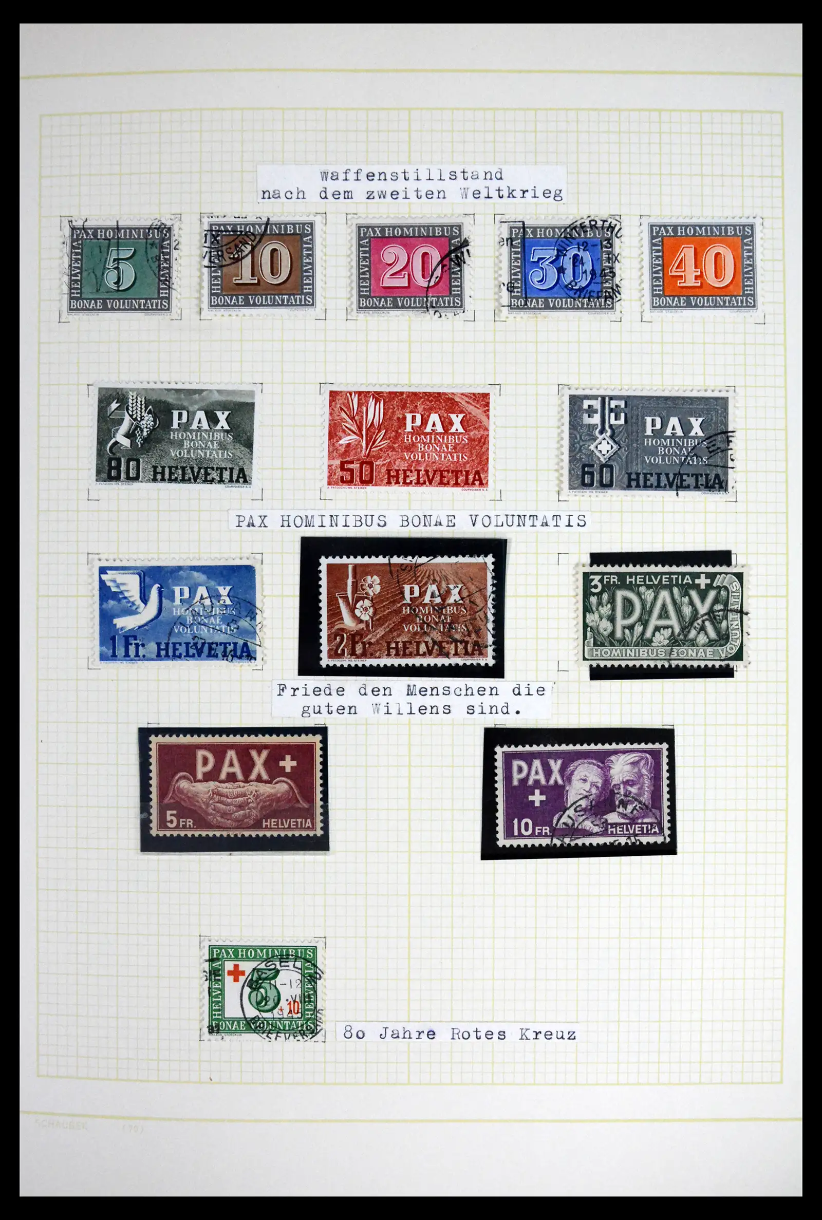 41853 0053 - Stamp collection 41853 Switzerland 1850-1990.
