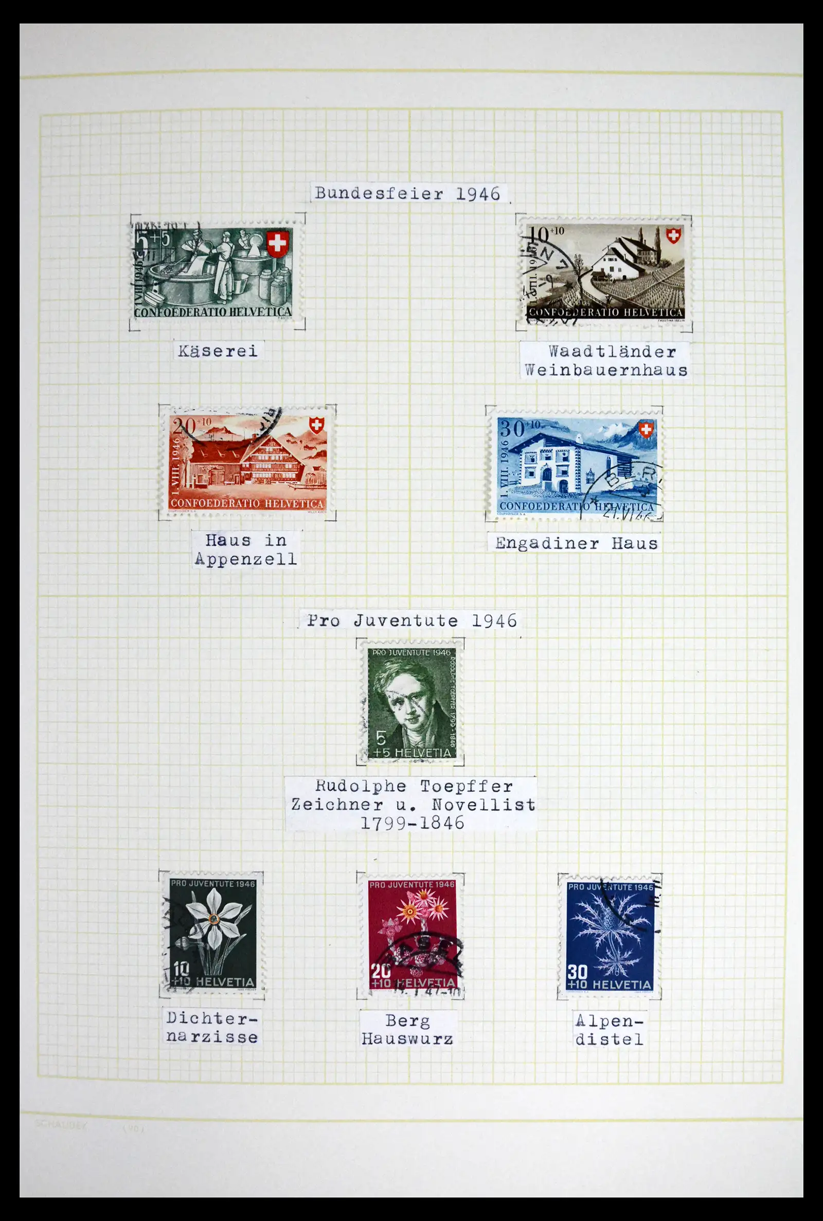 41853 0055 - Stamp collection 41853 Switzerland 1850-1990.