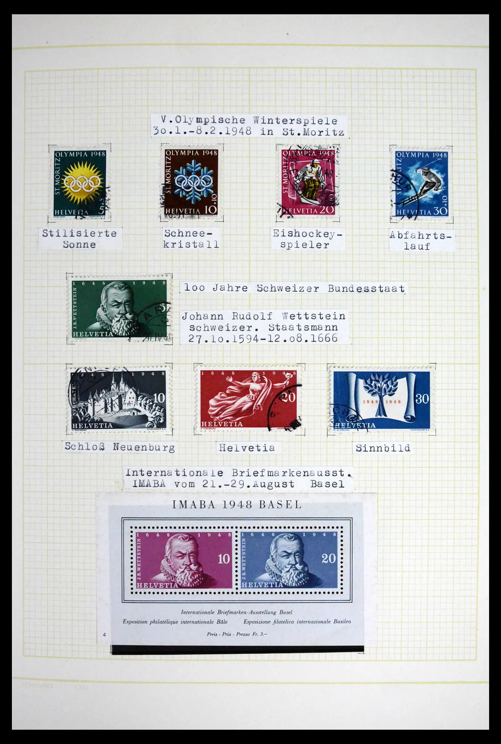 41853 0058 - Stamp collection 41853 Switzerland 1850-1990.