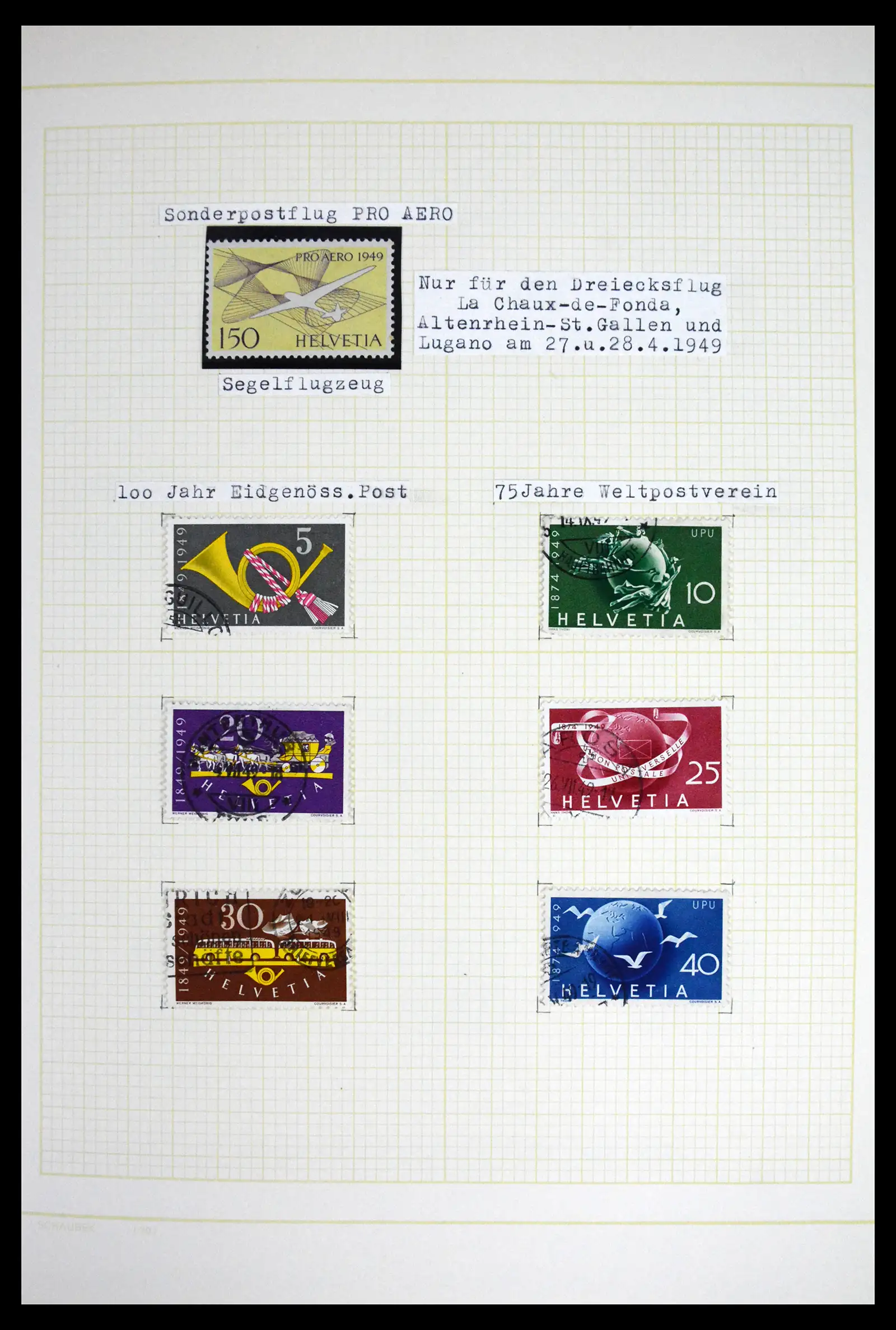 41853 0060 - Stamp collection 41853 Switzerland 1850-1990.