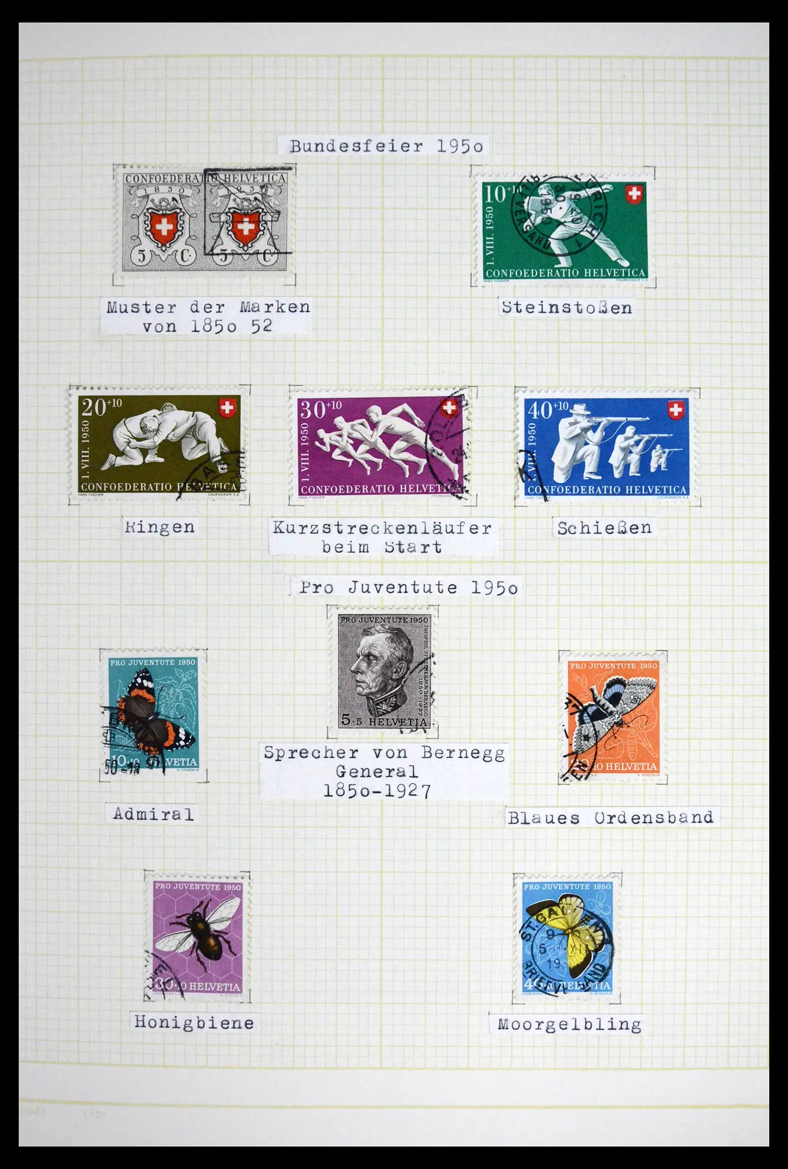 41853 0063 - Stamp collection 41853 Switzerland 1850-1990.