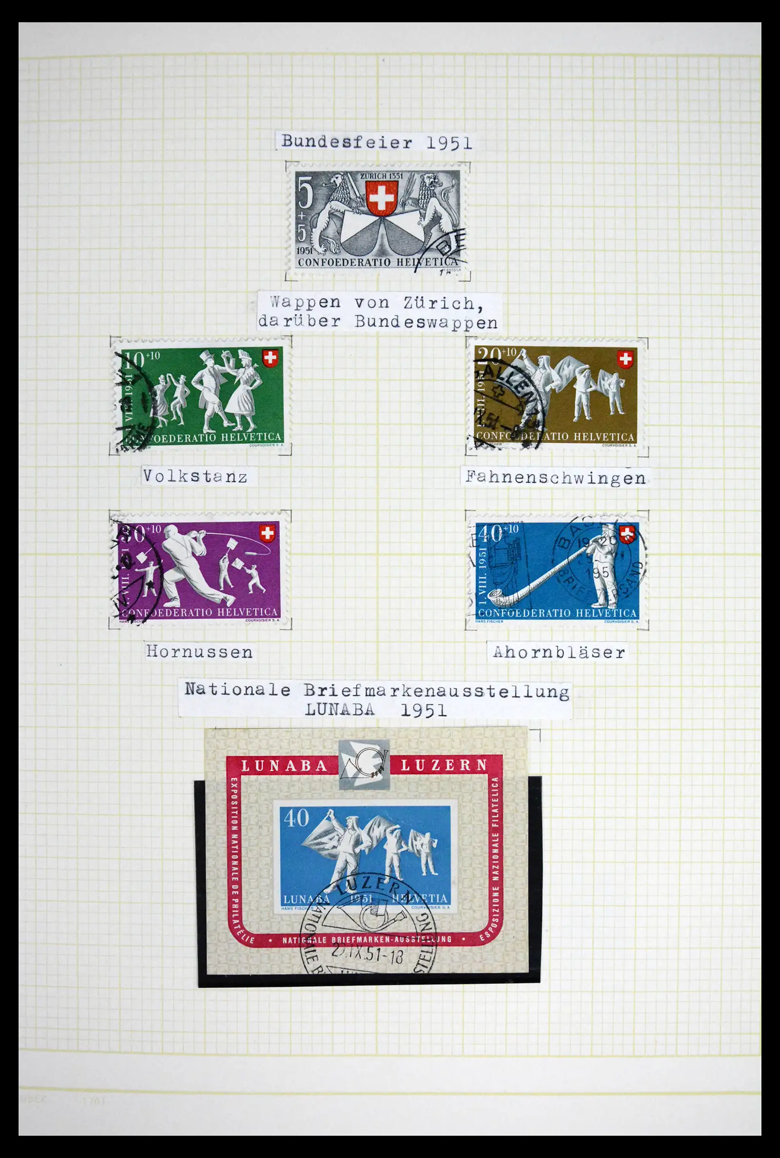 41853 0064 - Stamp collection 41853 Switzerland 1850-1990.