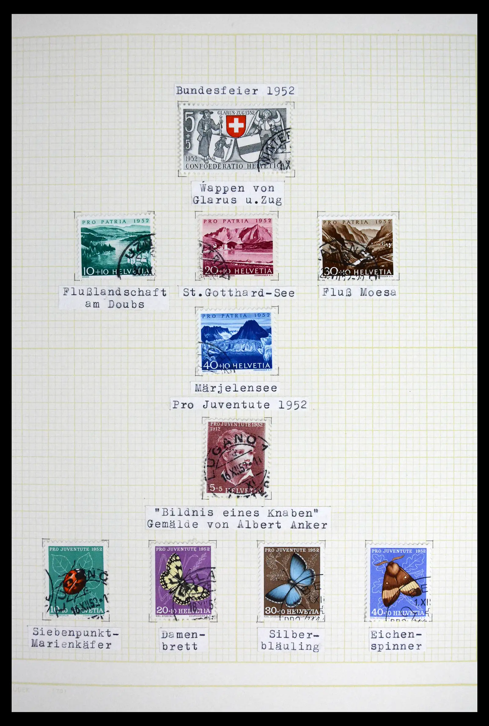 41853 0066 - Stamp collection 41853 Switzerland 1850-1990.