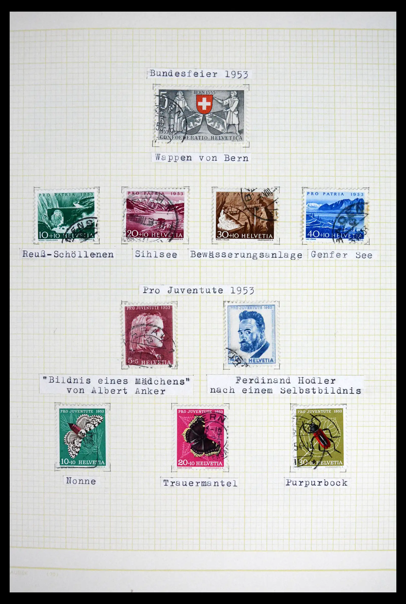 41853 0067 - Stamp collection 41853 Switzerland 1850-1990.