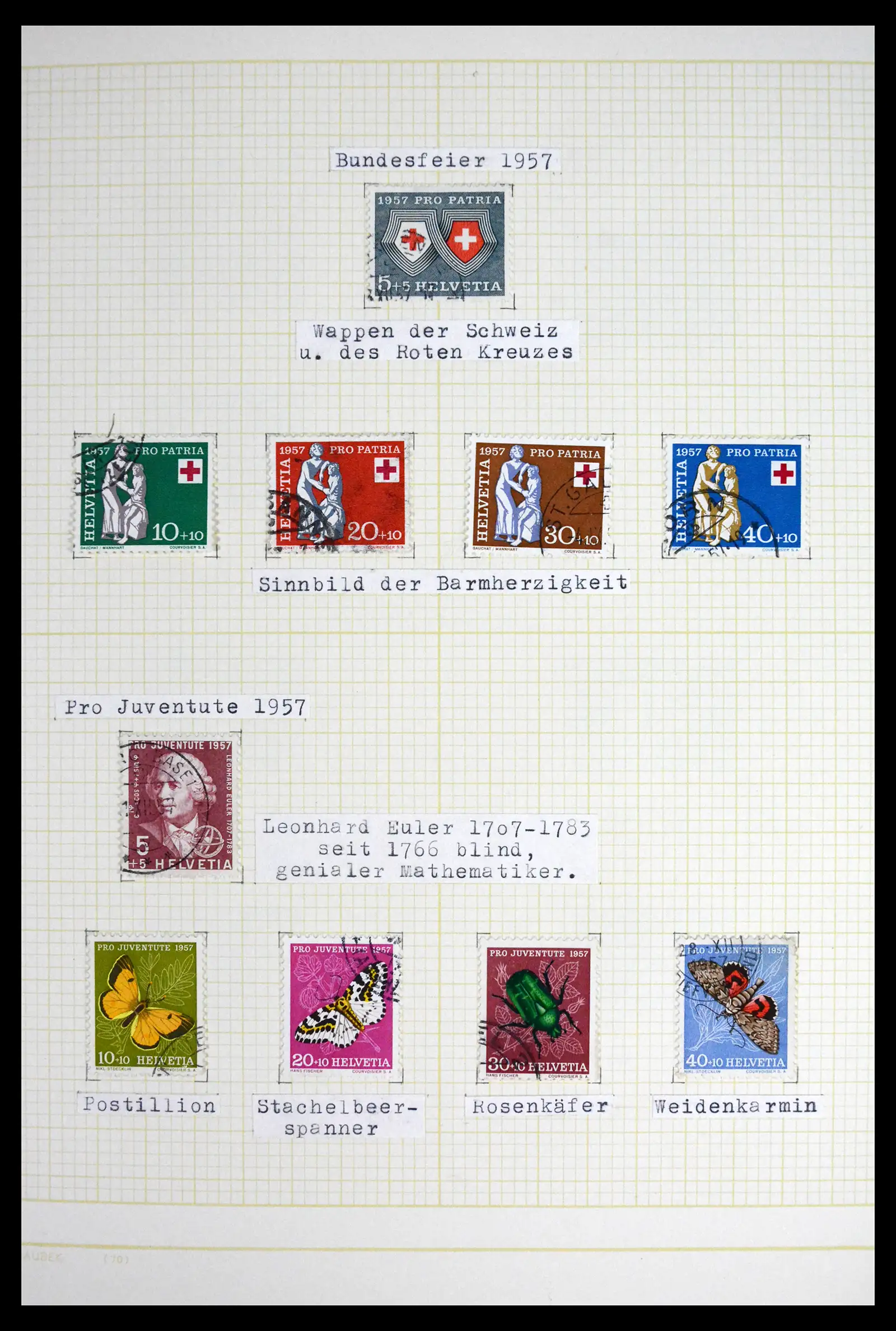41853 0074 - Stamp collection 41853 Switzerland 1850-1990.