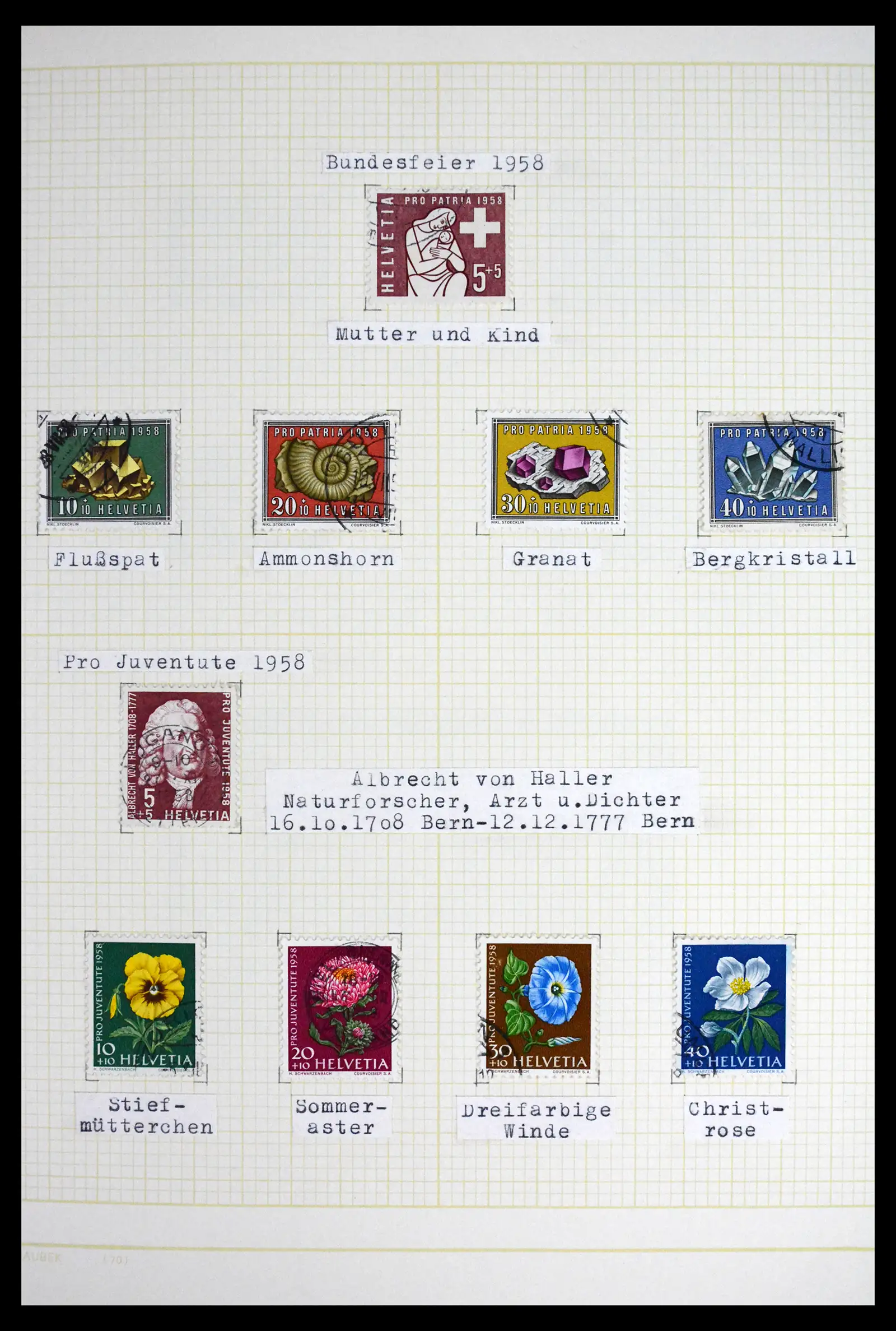 41853 0076 - Stamp collection 41853 Switzerland 1850-1990.