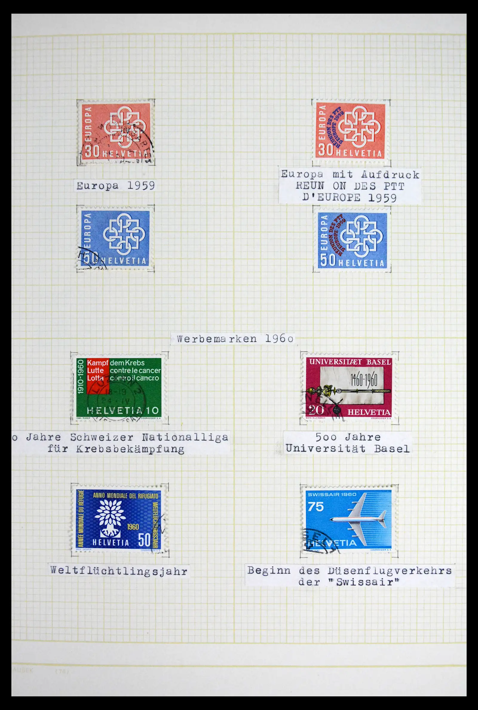 41853 0079 - Stamp collection 41853 Switzerland 1850-1990.