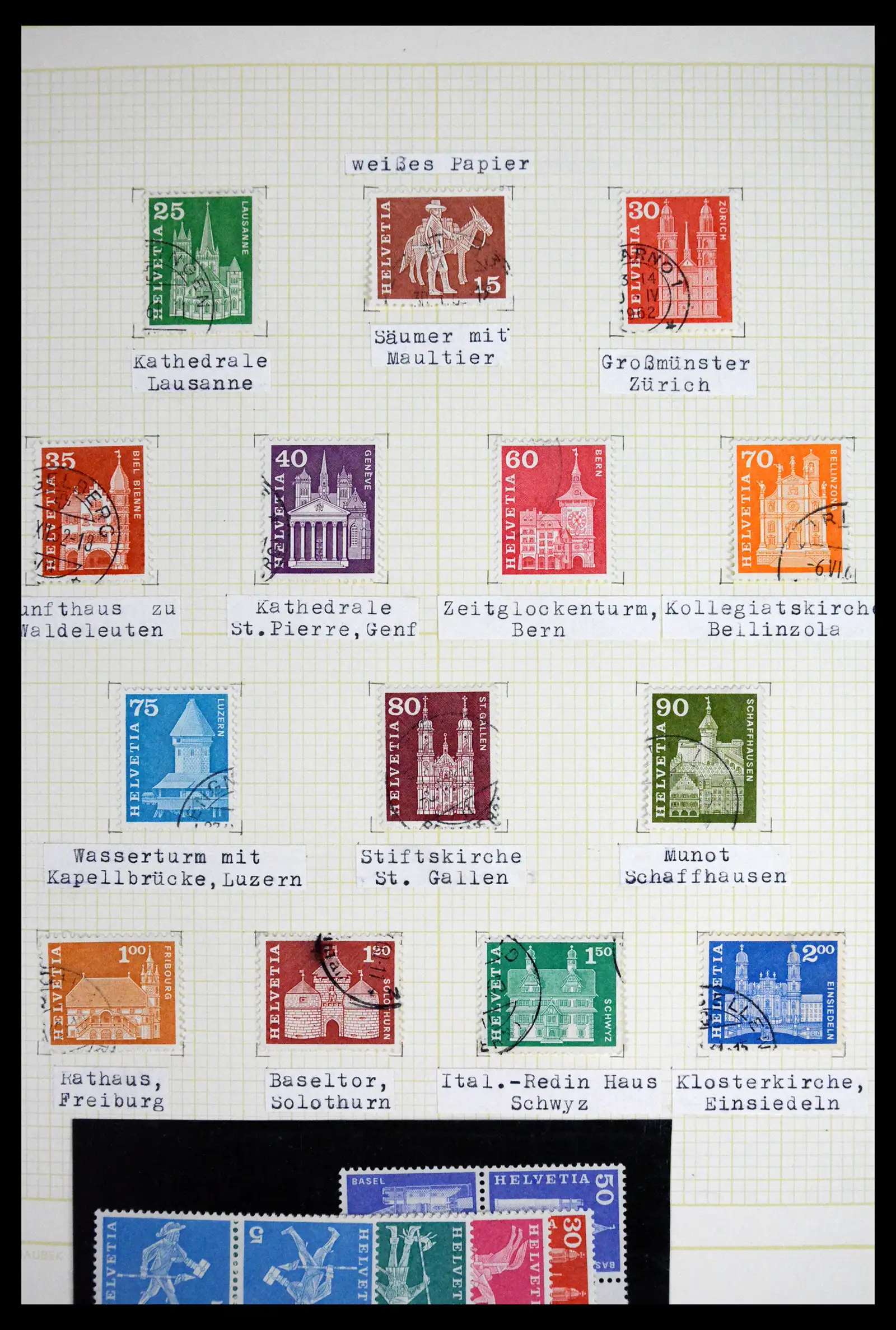 41853 0081 - Stamp collection 41853 Switzerland 1850-1990.