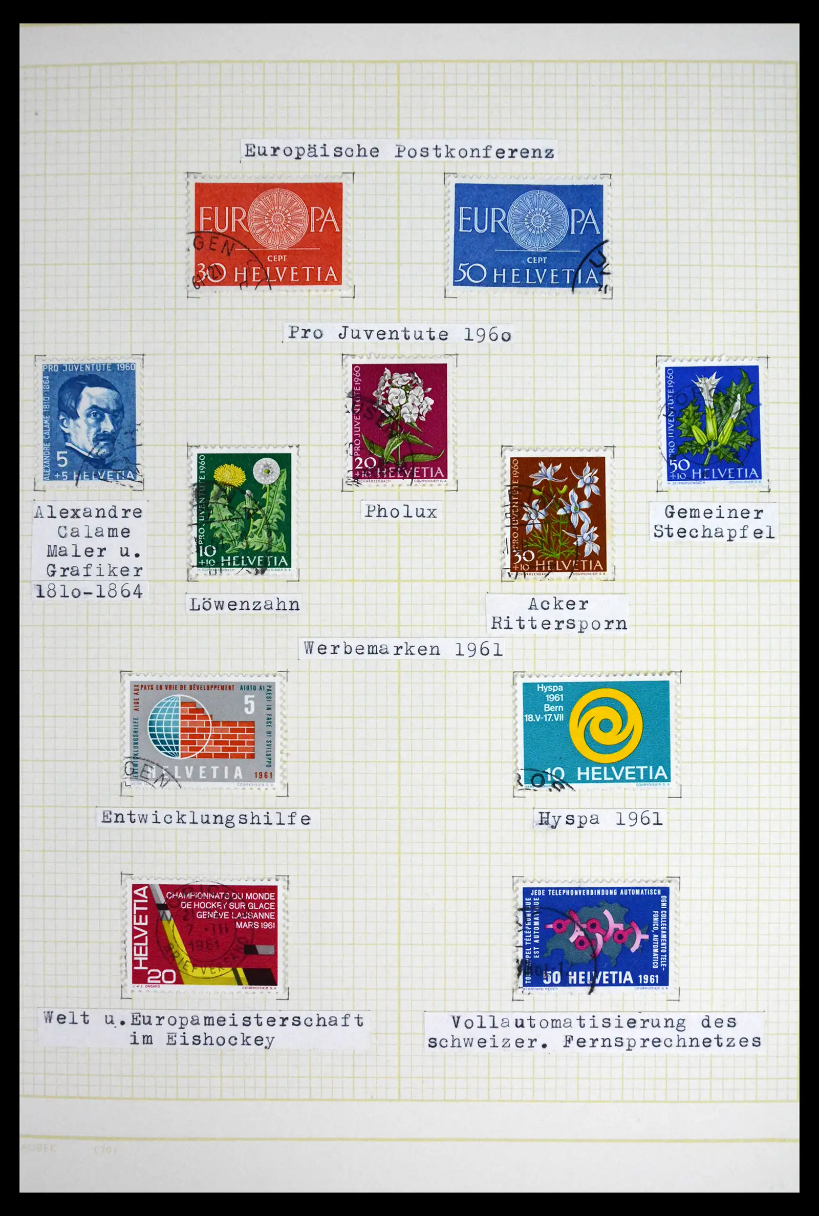 41853 0084 - Stamp collection 41853 Switzerland 1850-1990.