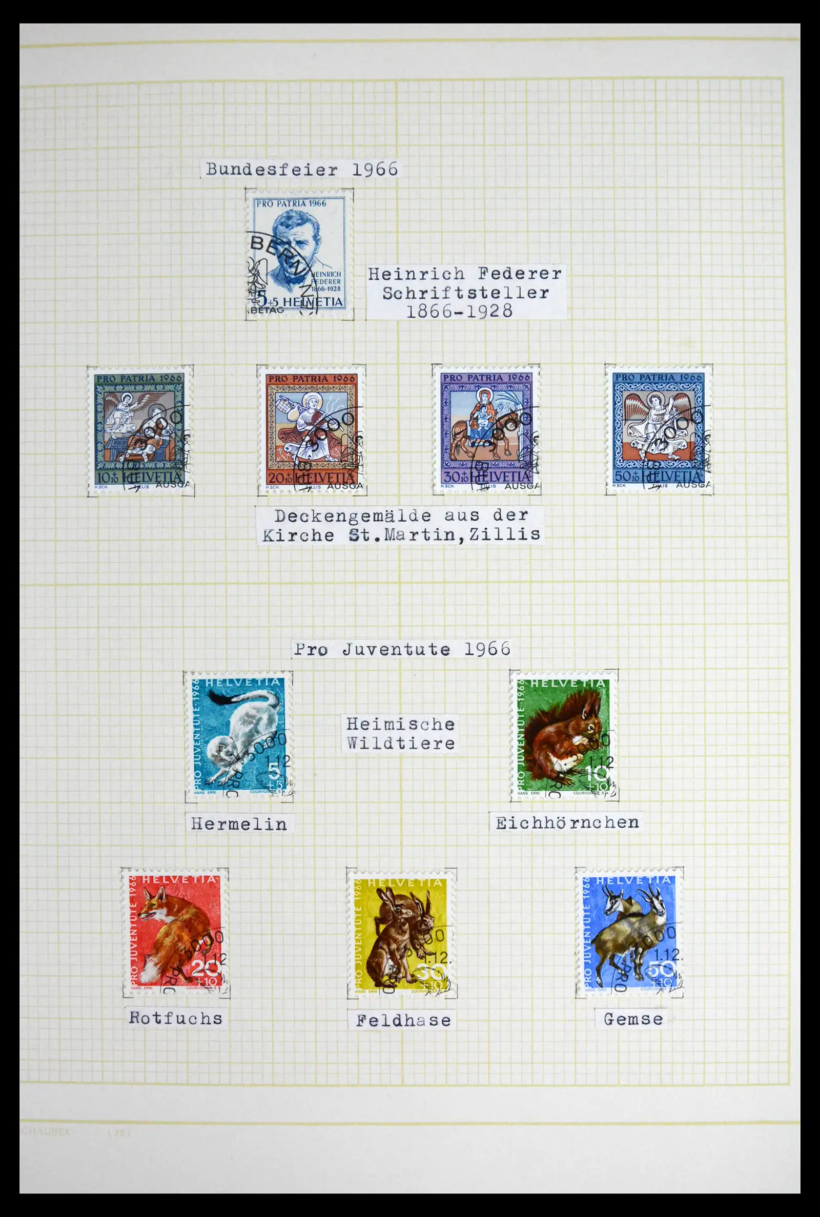 41853 0097 - Stamp collection 41853 Switzerland 1850-1990.