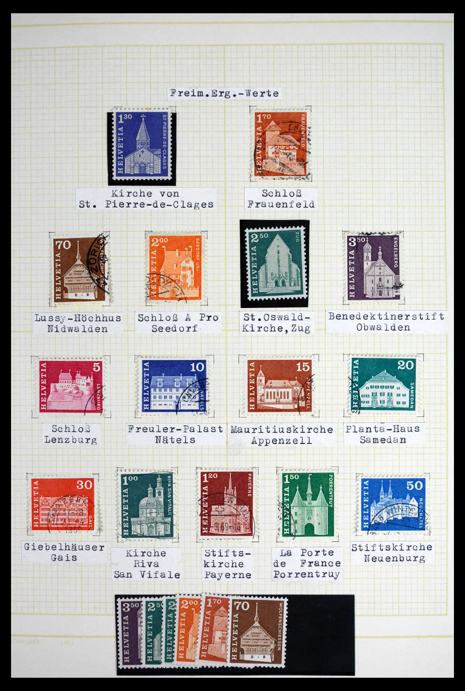 41853 0099 - Stamp collection 41853 Switzerland 1850-1990.