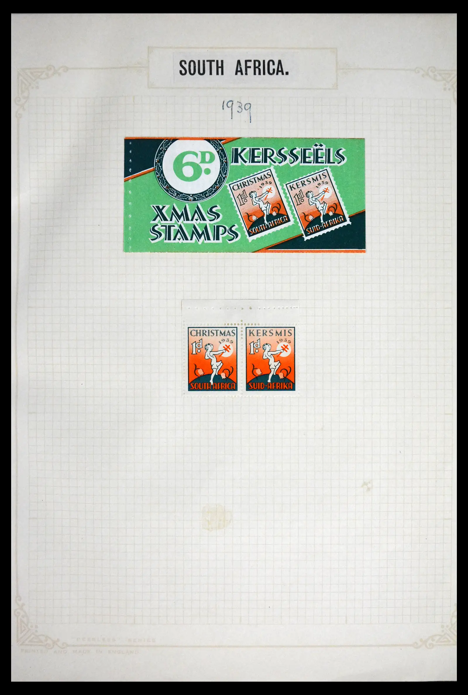 41854 0005 - Stamp collection 41854 South Africa Christmas stamps complete 1932-1955.