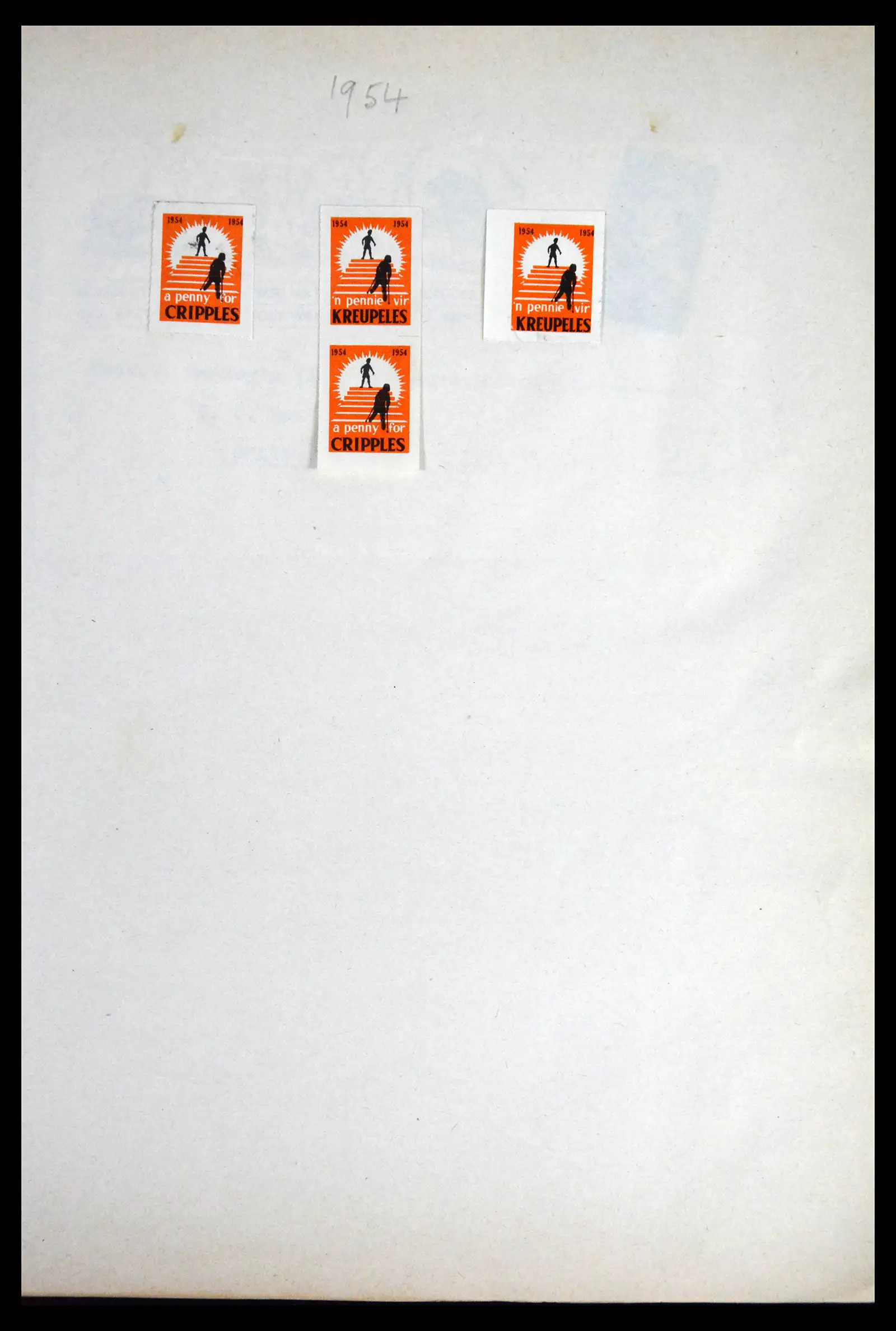 41854 0027 - Stamp collection 41854 South Africa Christmas stamps complete 1932-1955.