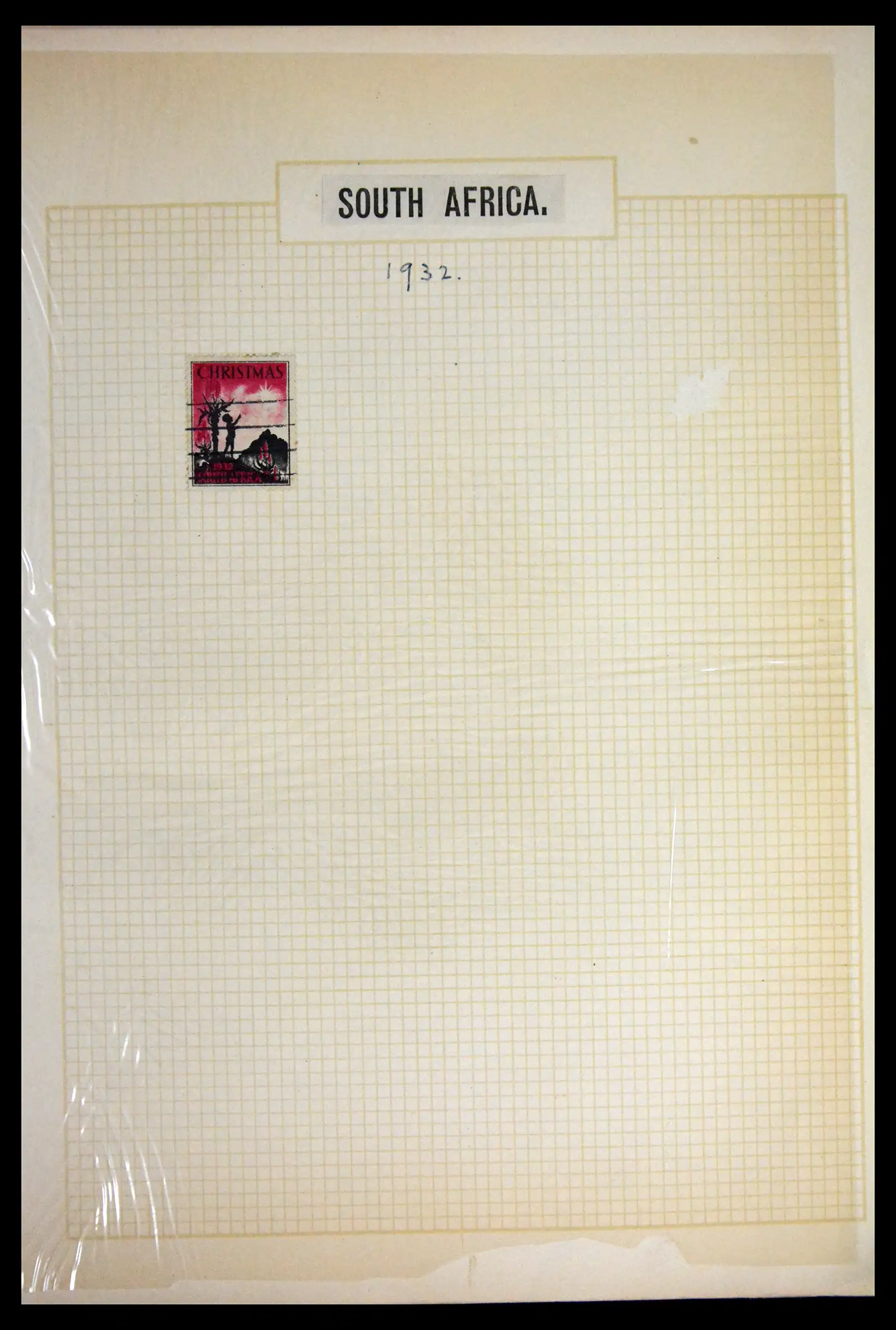 41854 0035 - Stamp collection 41854 South Africa Christmas stamps complete 1932-1955.