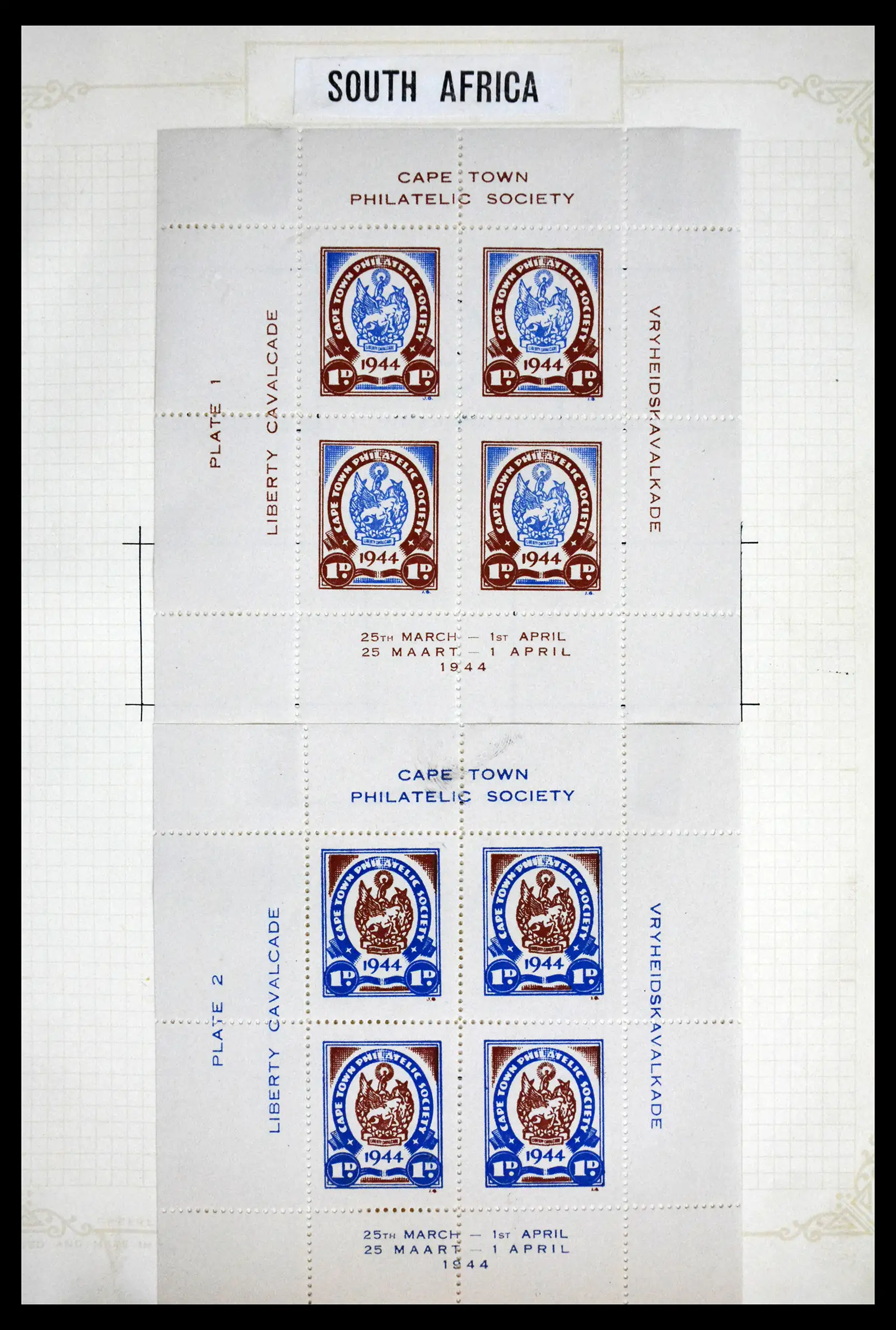 41854 0046 - Stamp collection 41854 South Africa Christmas stamps complete 1932-1955.