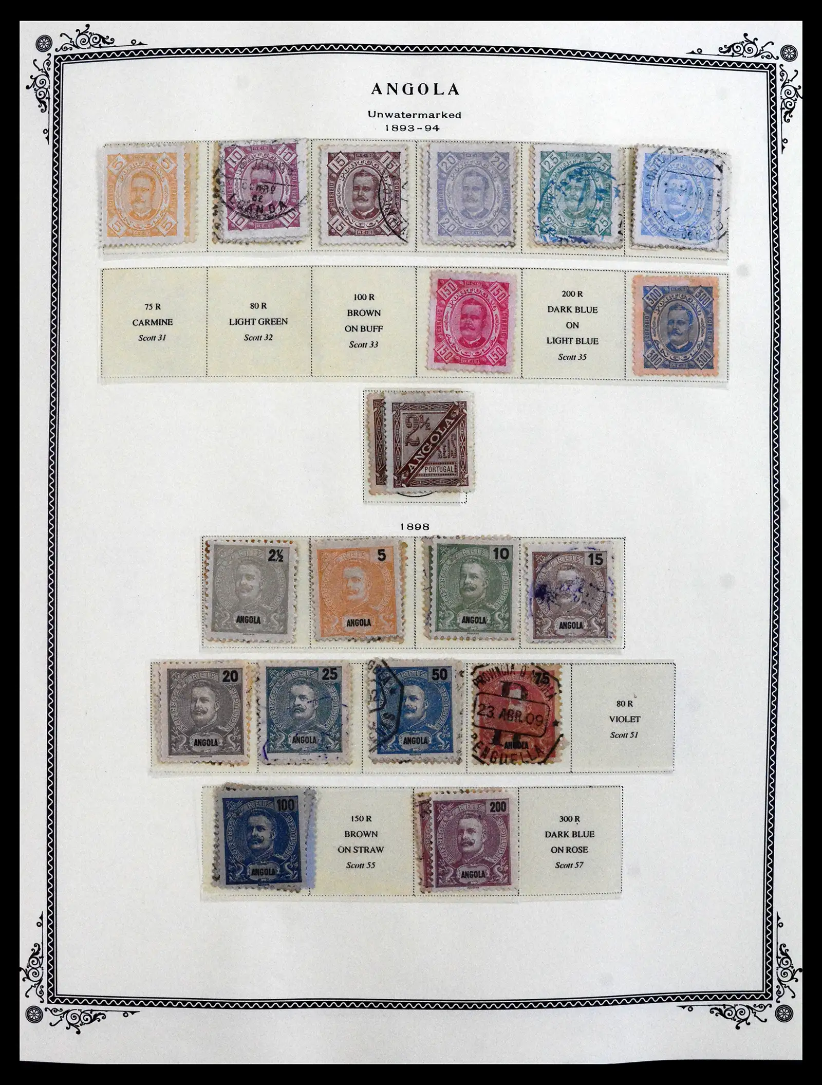 41855 0002 - Stamp collection 41855 Portugese Colonies 1870-1970.