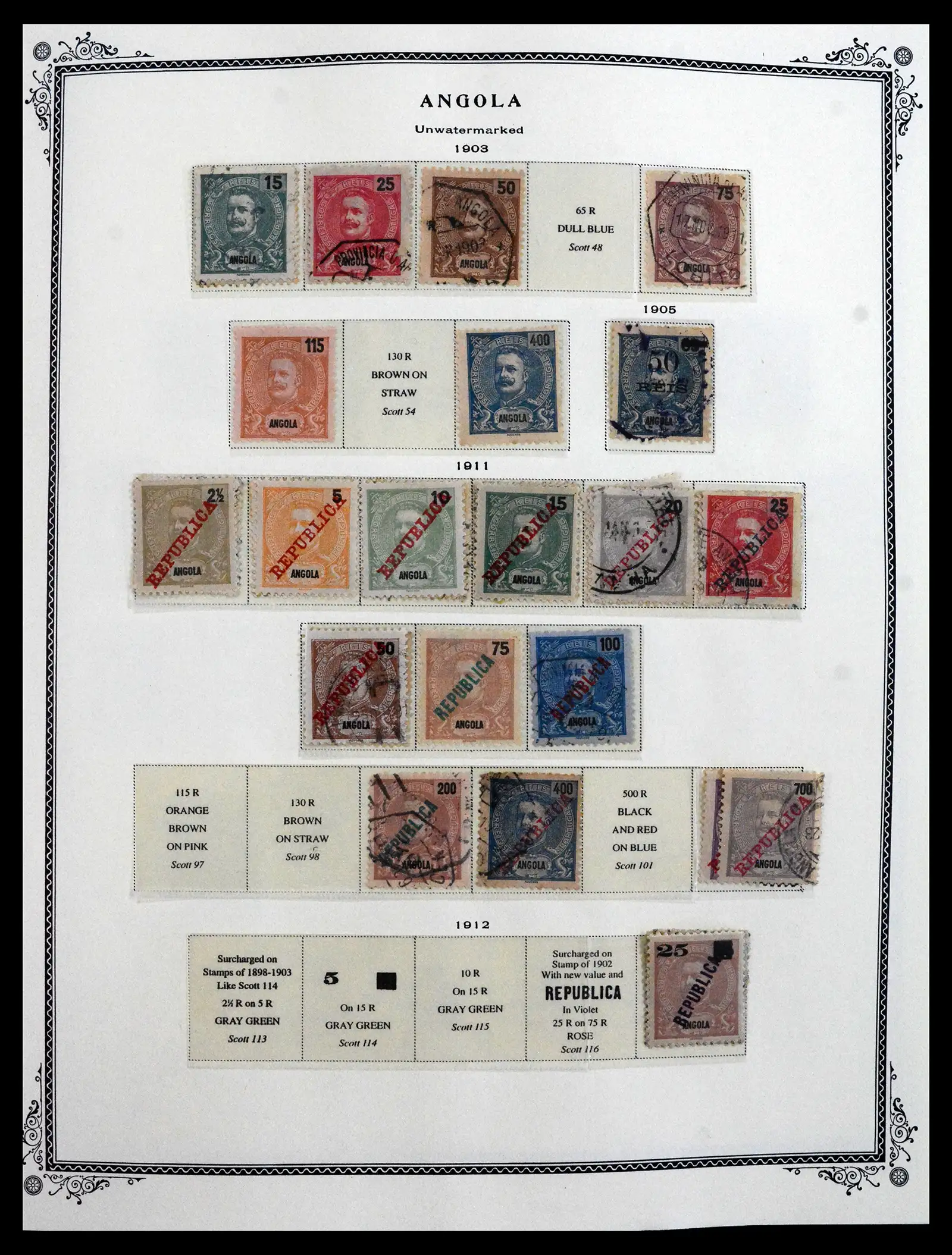 41855 0004 - Stamp collection 41855 Portugese Colonies 1870-1970.