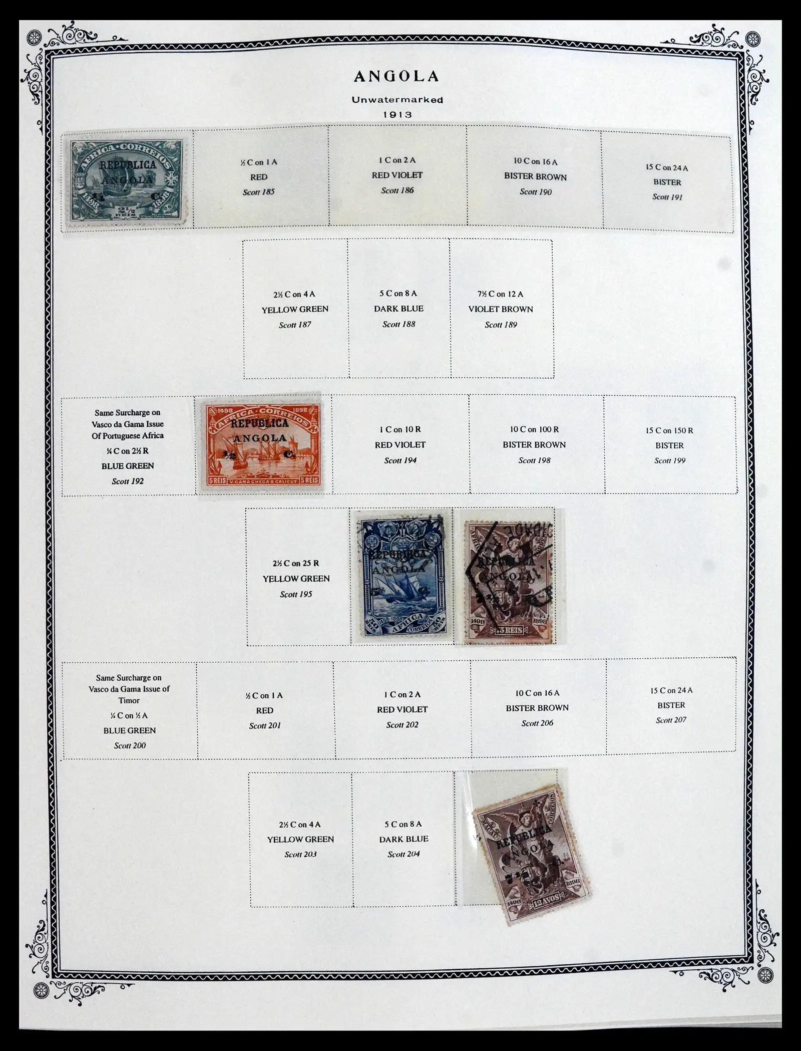 41855 0007 - Stamp collection 41855 Portugese Colonies 1870-1970.