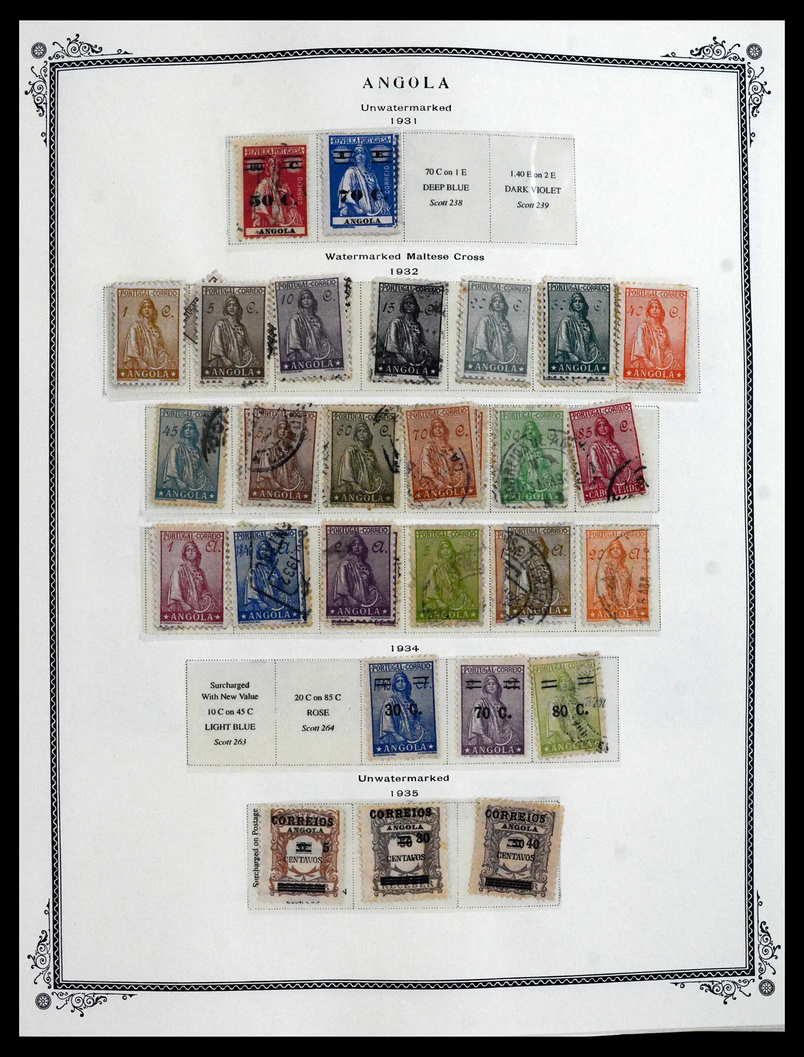 41855 0011 - Stamp collection 41855 Portugese Colonies 1870-1970.