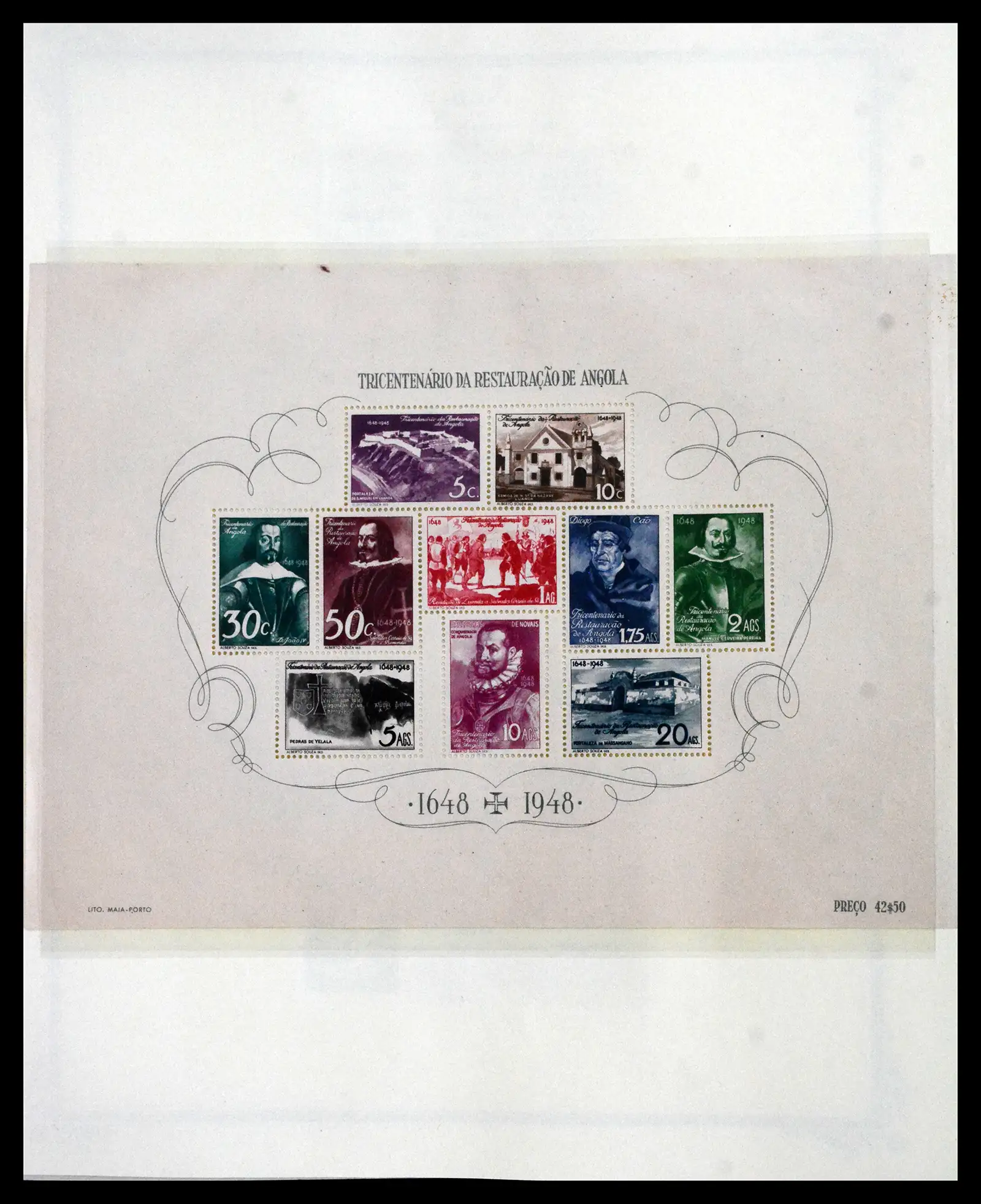 41855 0013 - Stamp collection 41855 Portugese Colonies 1870-1970.