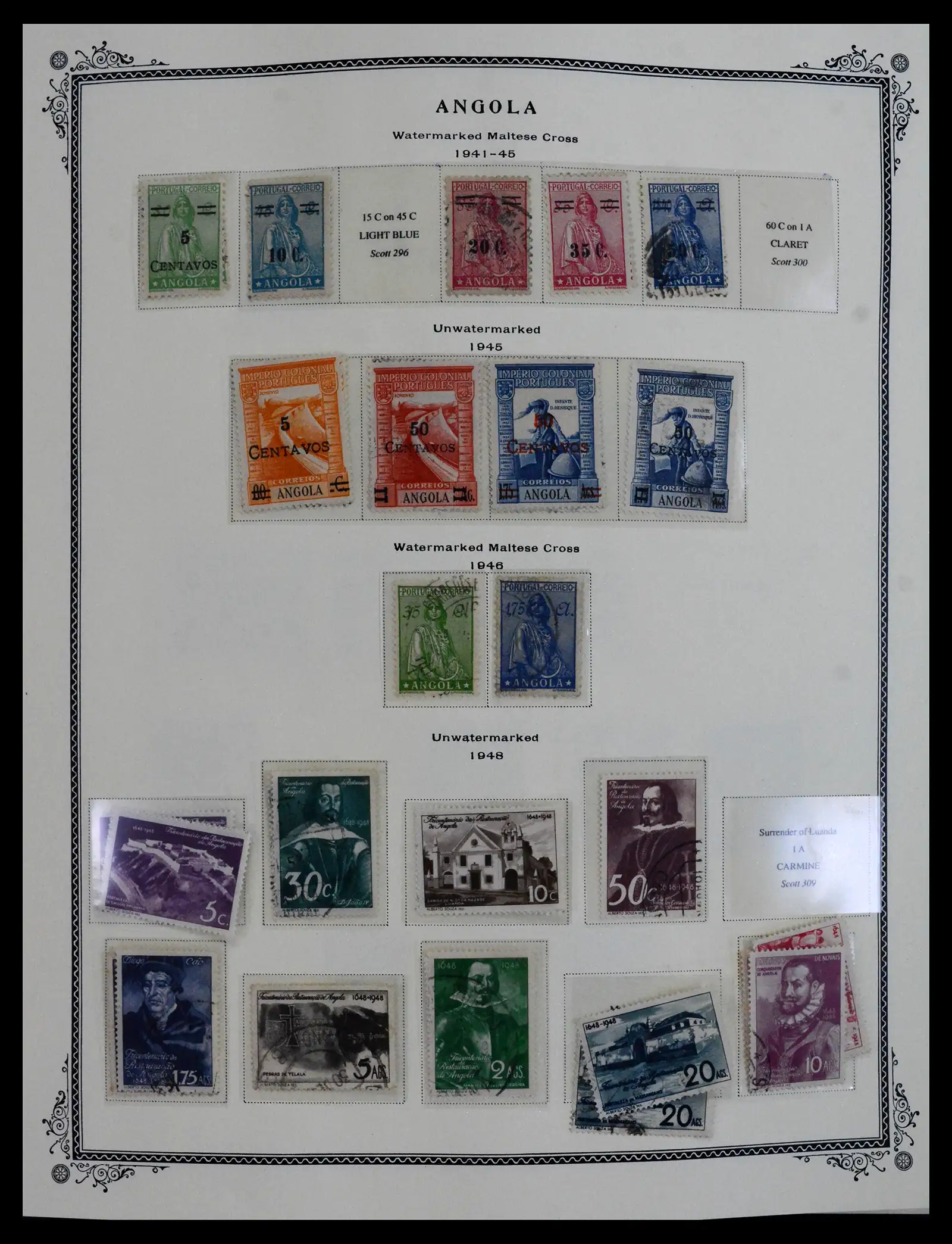 41855 0014 - Stamp collection 41855 Portugese Colonies 1870-1970.