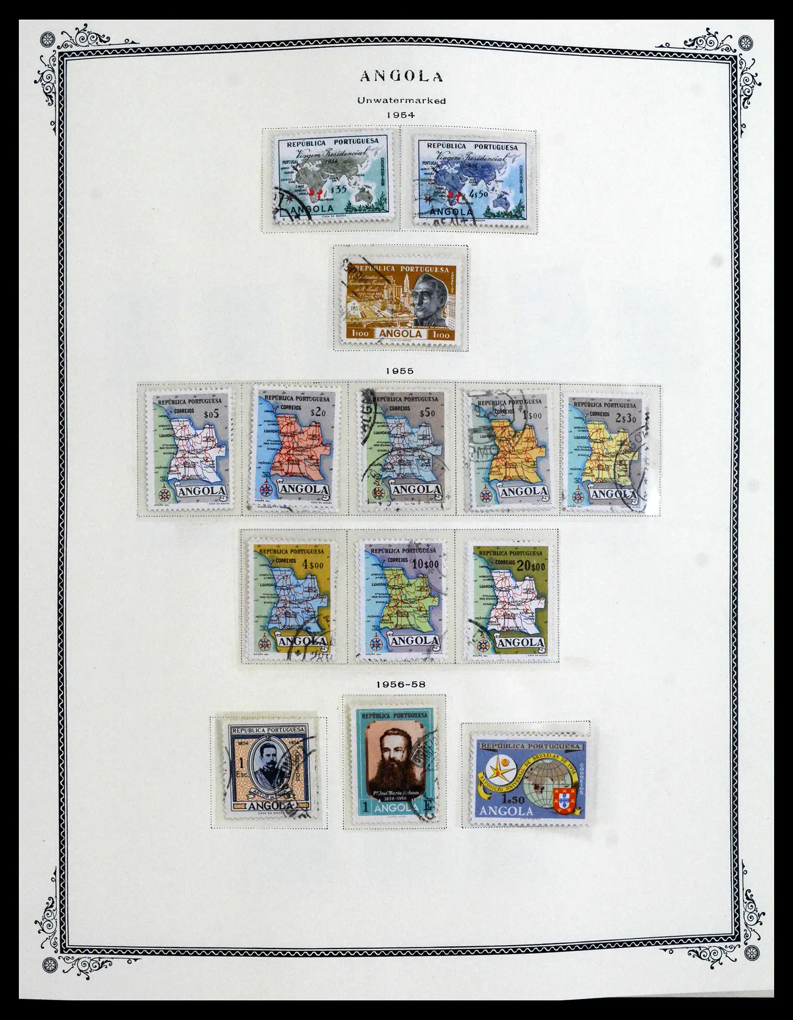 41855 0018 - Stamp collection 41855 Portugese Colonies 1870-1970.