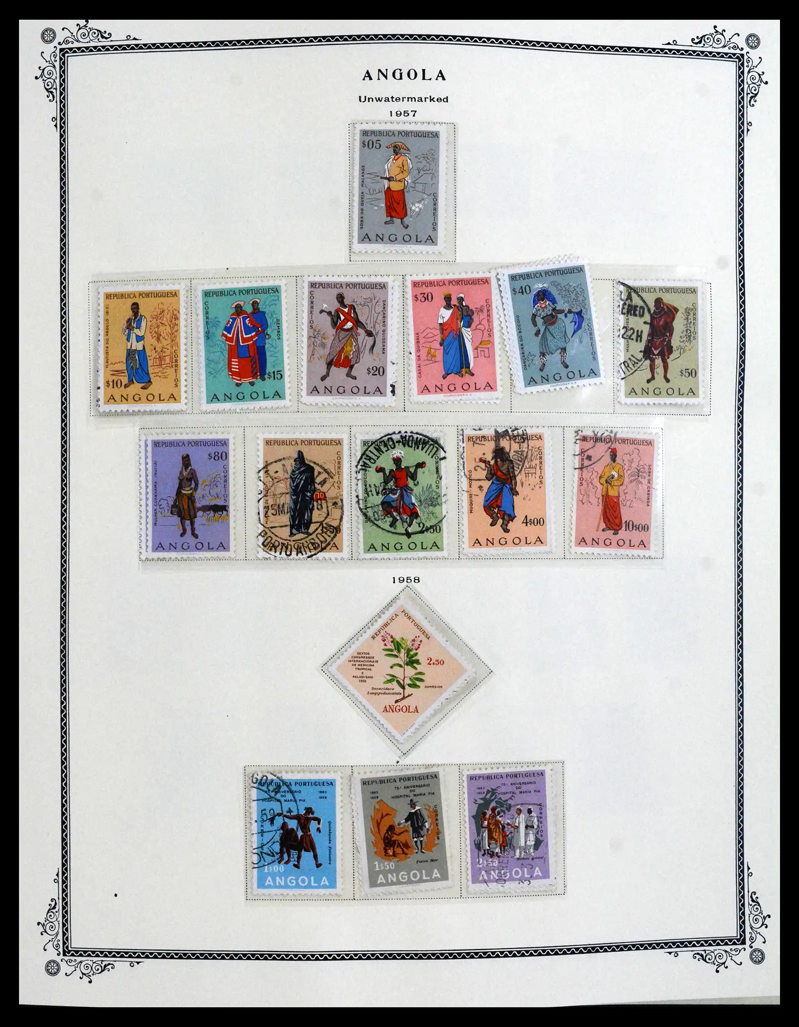 41855 0019 - Stamp collection 41855 Portugese Colonies 1870-1970.