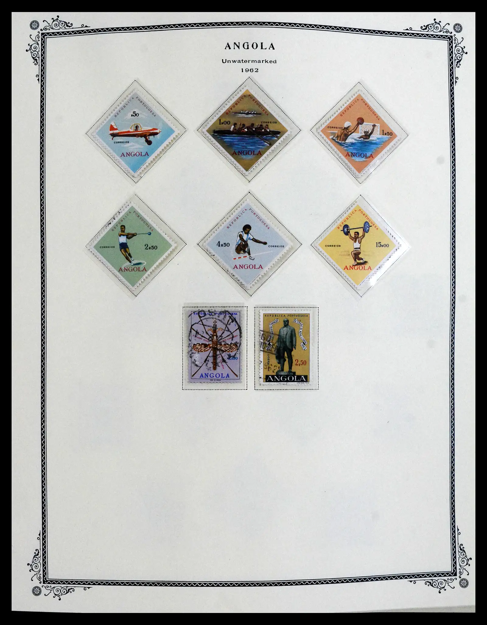 41855 0021 - Postzegelverzameling 41855 Portugese Koloniën 1870-1970.