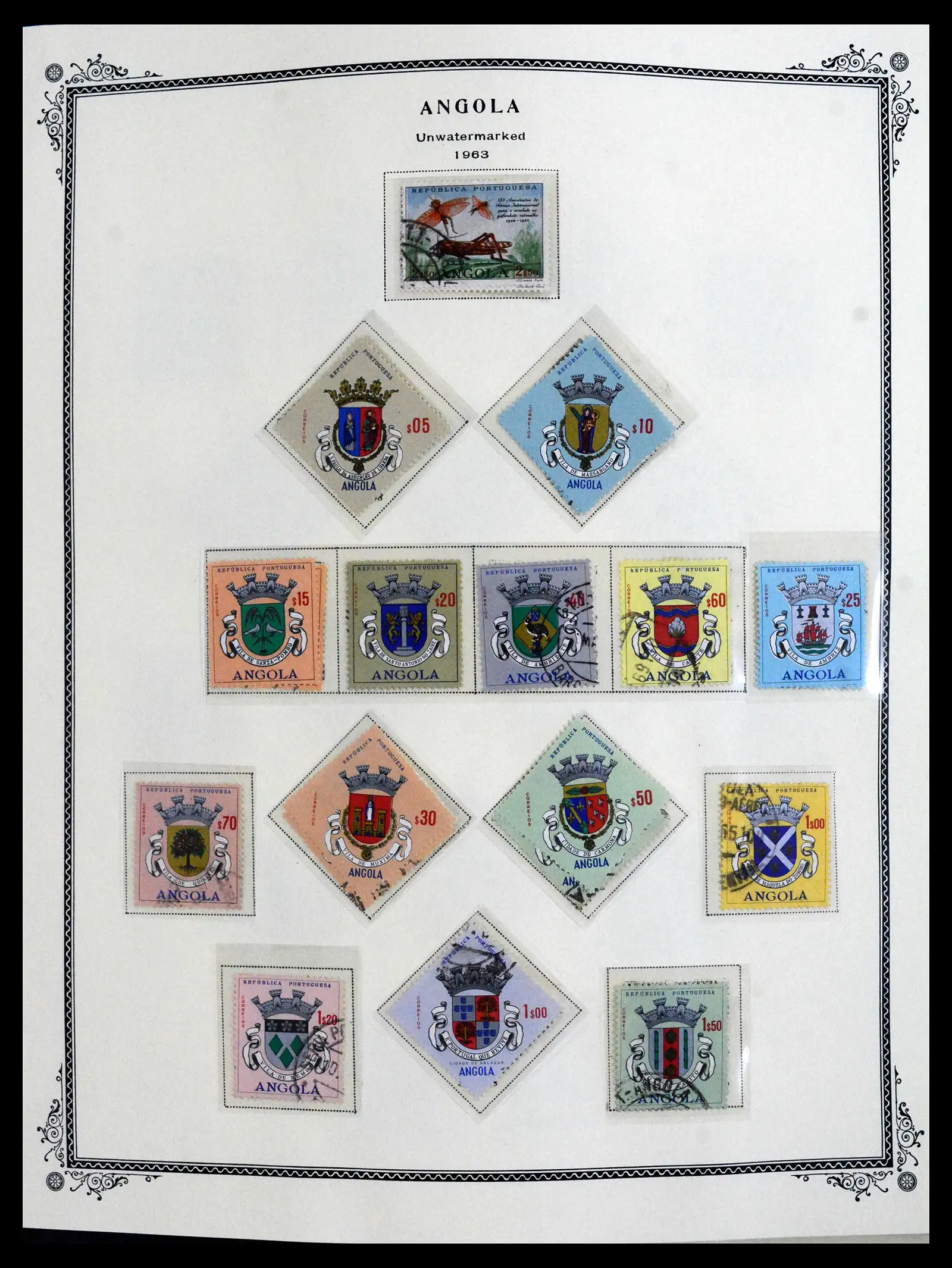 41855 0022 - Postzegelverzameling 41855 Portugese Koloniën 1870-1970.