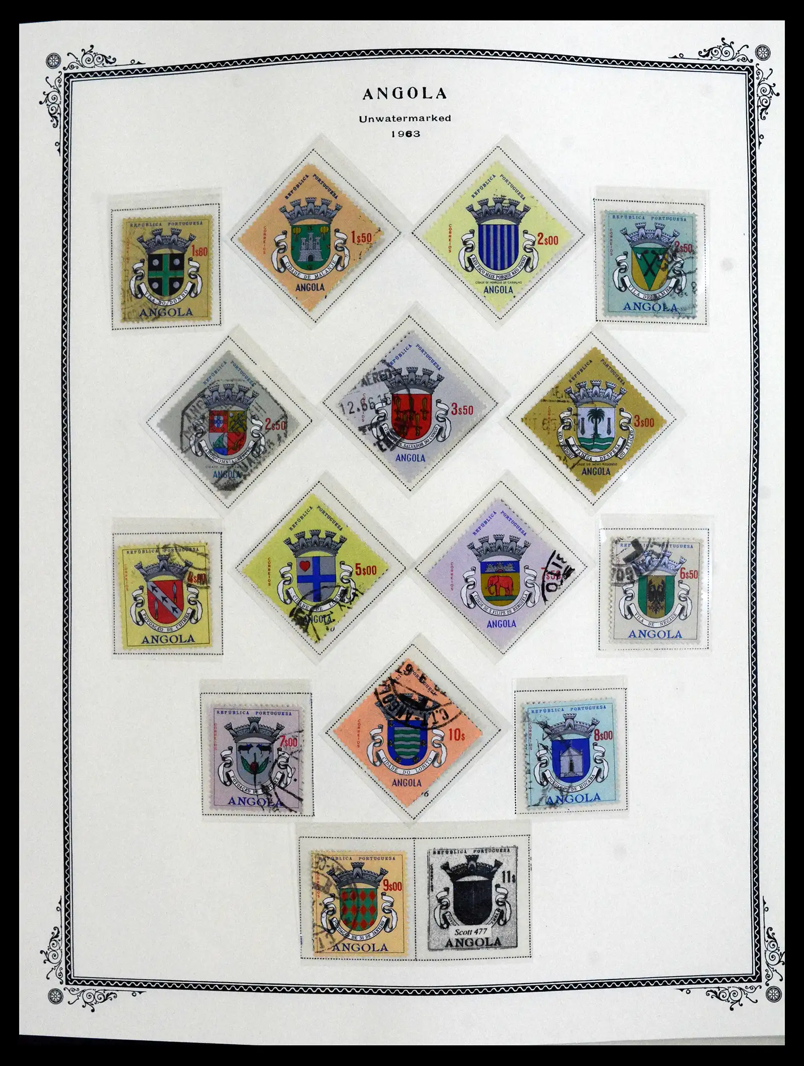 41855 0023 - Postzegelverzameling 41855 Portugese Koloniën 1870-1970.