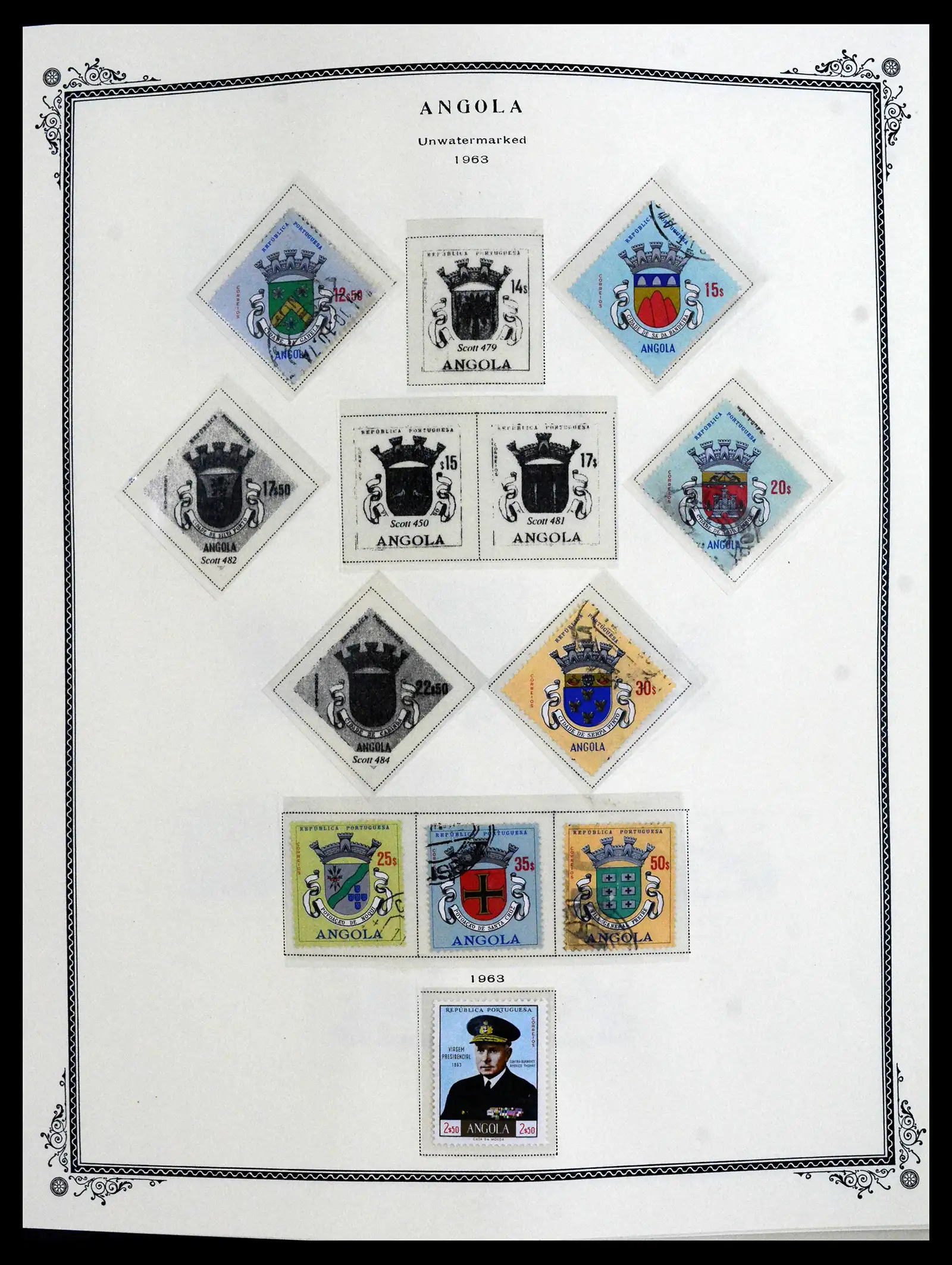 41855 0024 - Postzegelverzameling 41855 Portugese Koloniën 1870-1970.