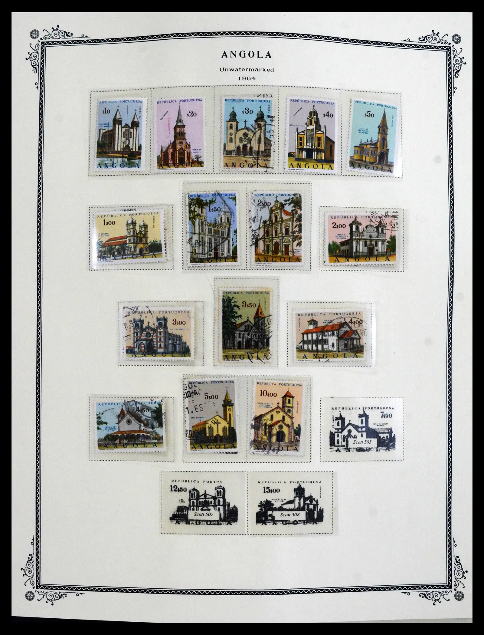 41855 0025 - Postzegelverzameling 41855 Portugese Koloniën 1870-1970.